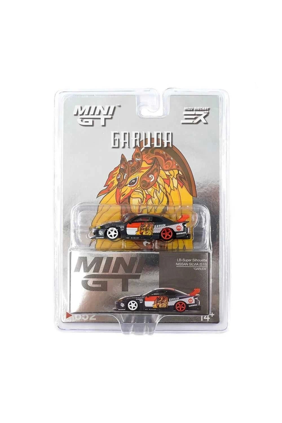 مدل خودرو 1 64 LB SUPER SILHOUETTE NISSAN SILVIA S15 GARUDA X MIZU DIECAST MGT00652 اورجینال mini gt