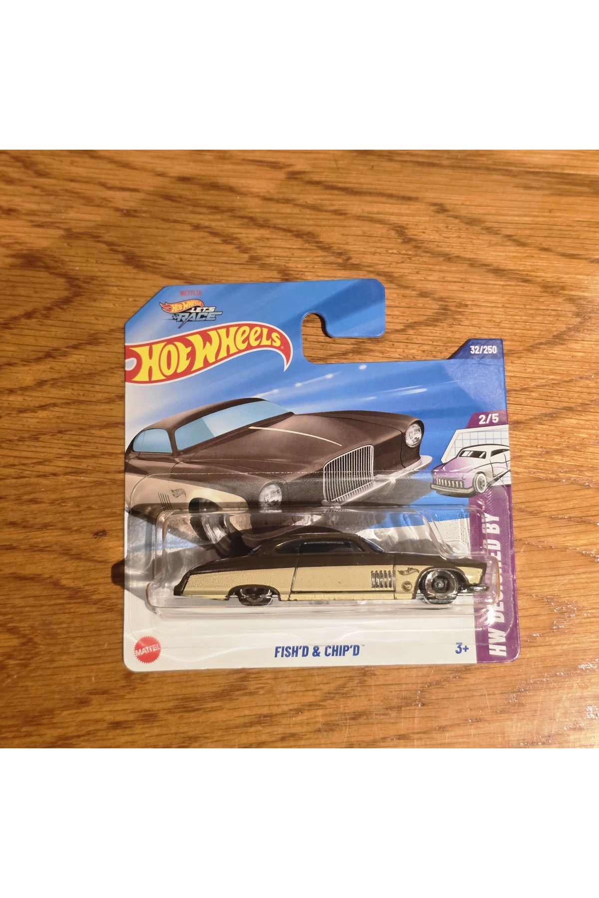 ماشین اسباب بازی FISH'D & CHIP'D 2025 TH JBC21 هات ویلز اورجینال HOT WHEELS