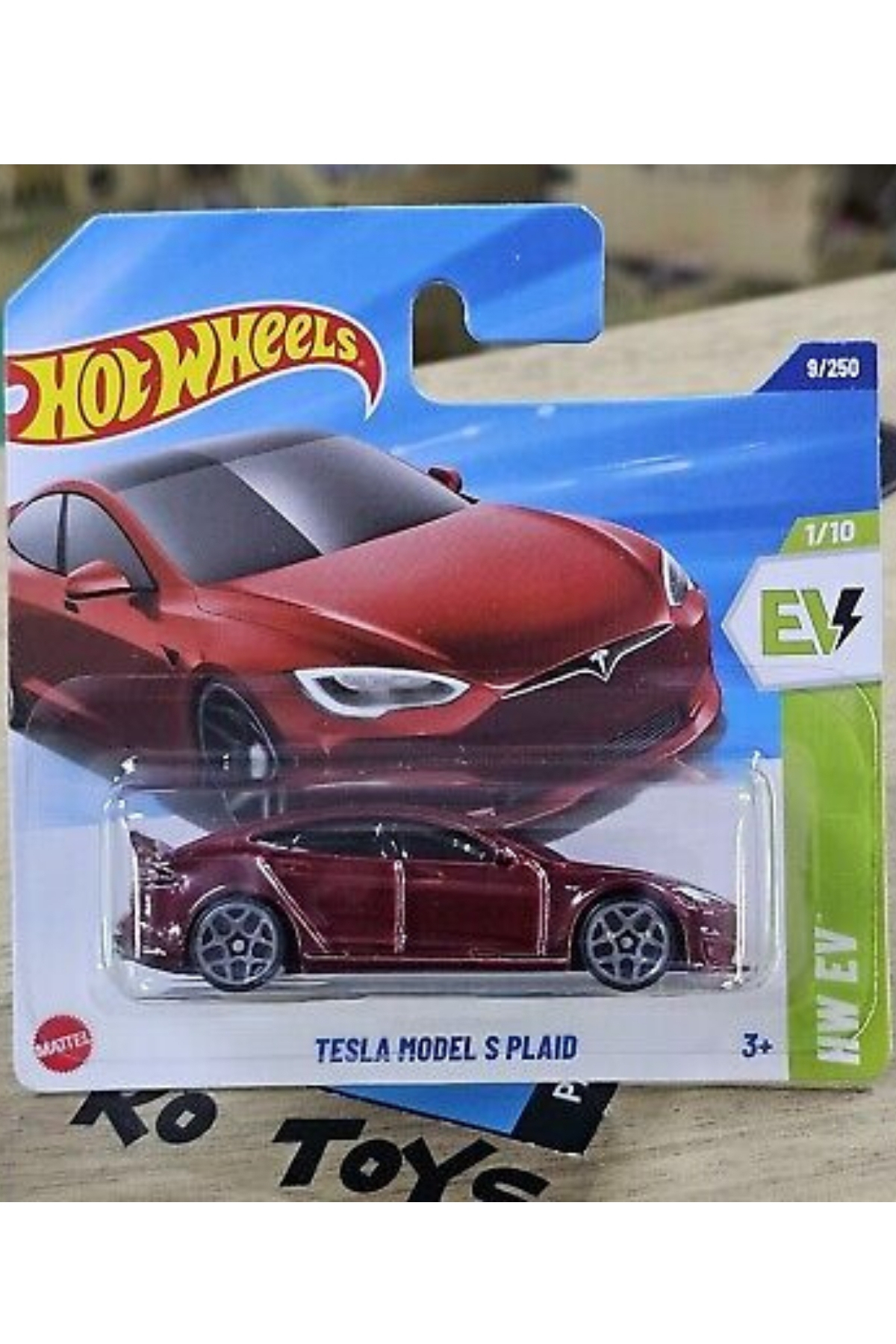 ماشین اسباب بازی HOTWHEELS TESLA MODEL S PLAID 2025 هات ویلز اورجینال HOT WHEELS