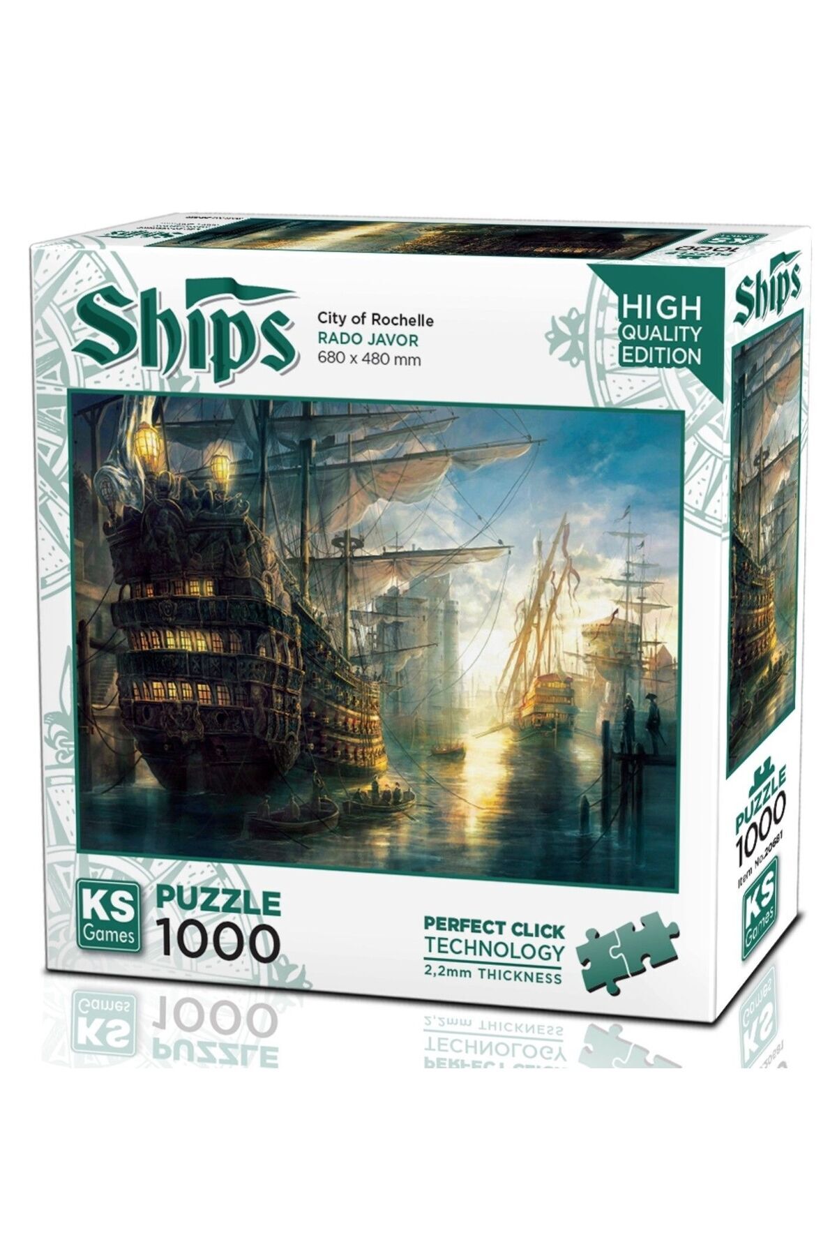 پازل 1000 تکه شهر راشل از ترکیه Ks Games