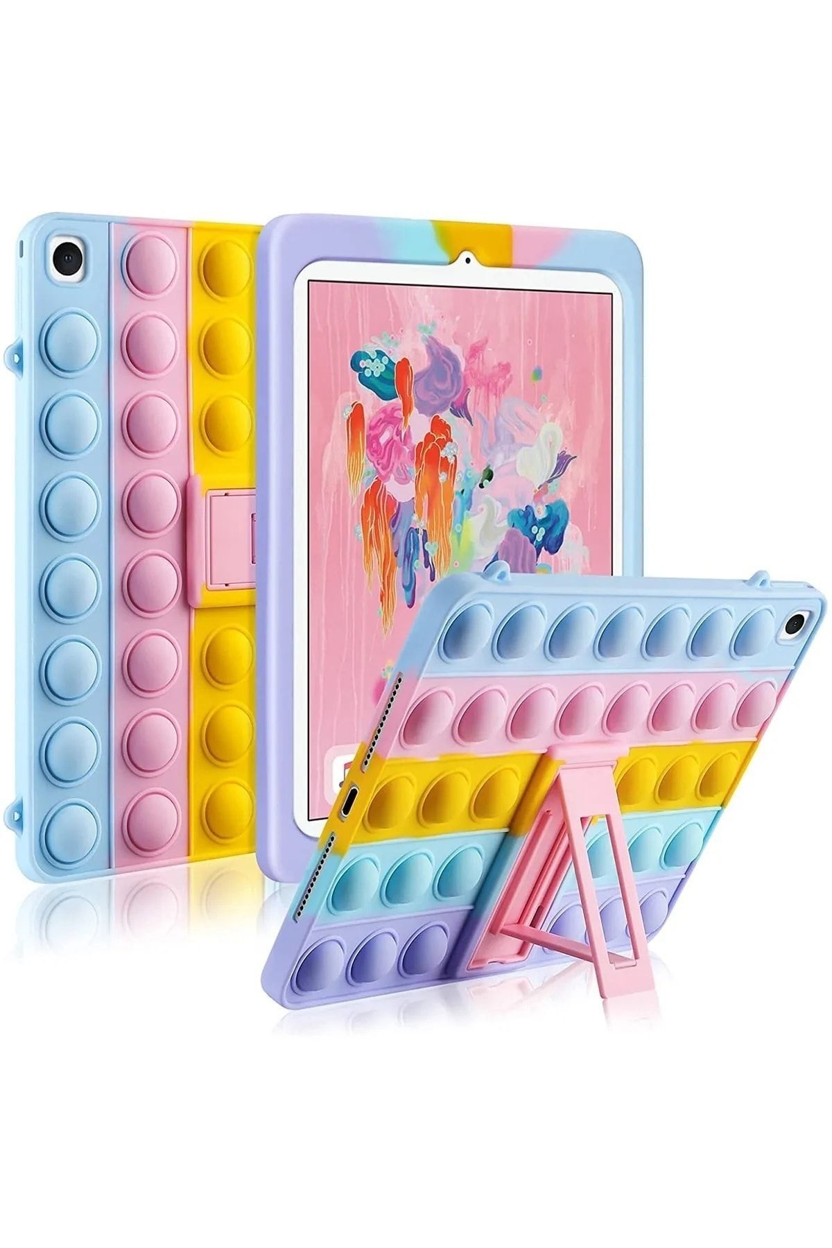 کاور تبلت HONOR PAD X9 کیف 11.5 اینچی POPIT FUN KIDS CASE با پایه و بند TEKNETSTORE