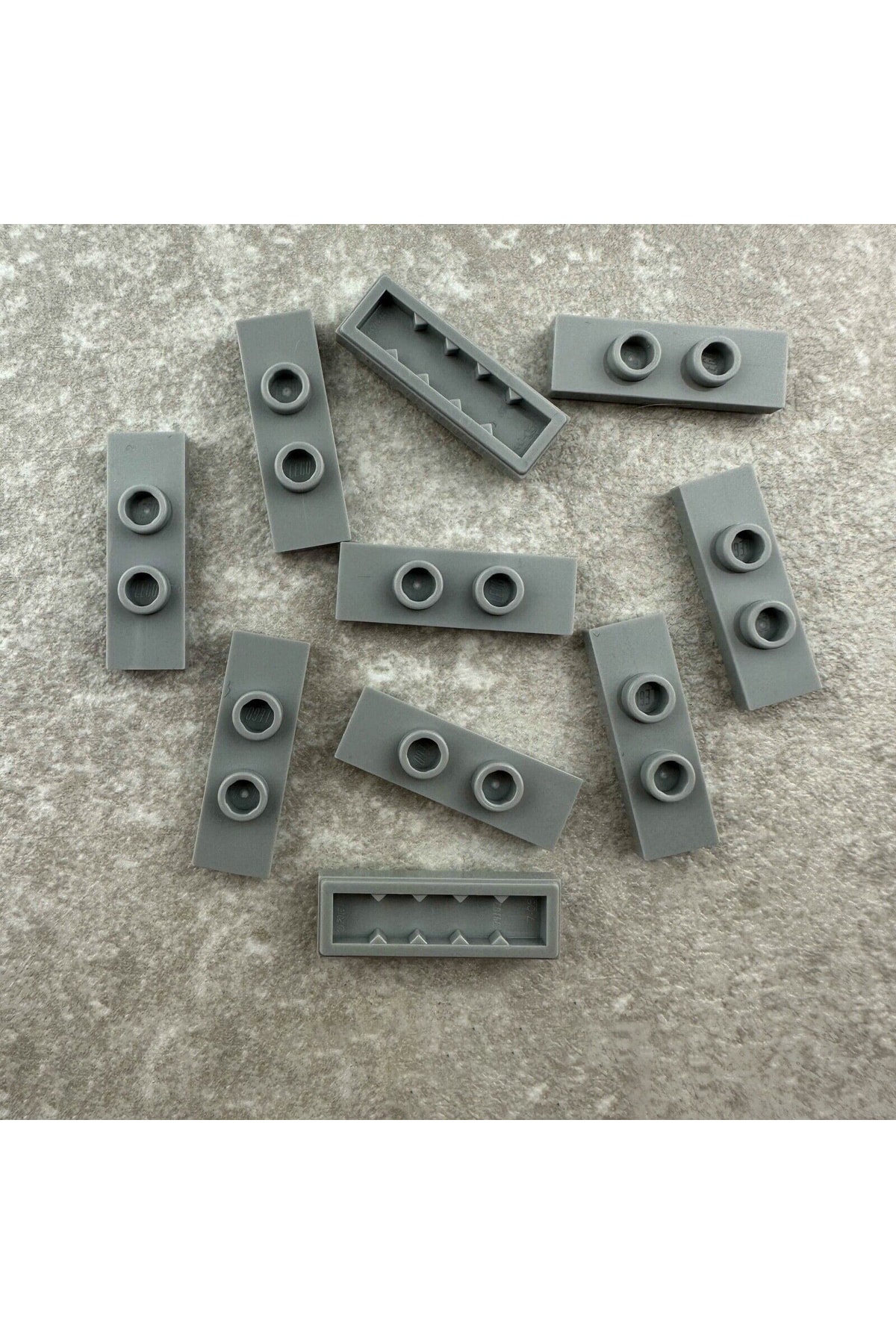لگو صفحه لوازم جانبی سفارشی اصلاح شده 1 X 3 بلوز خاکستری تیره 2 قطعه ارسال می شود اورجینال LEGO