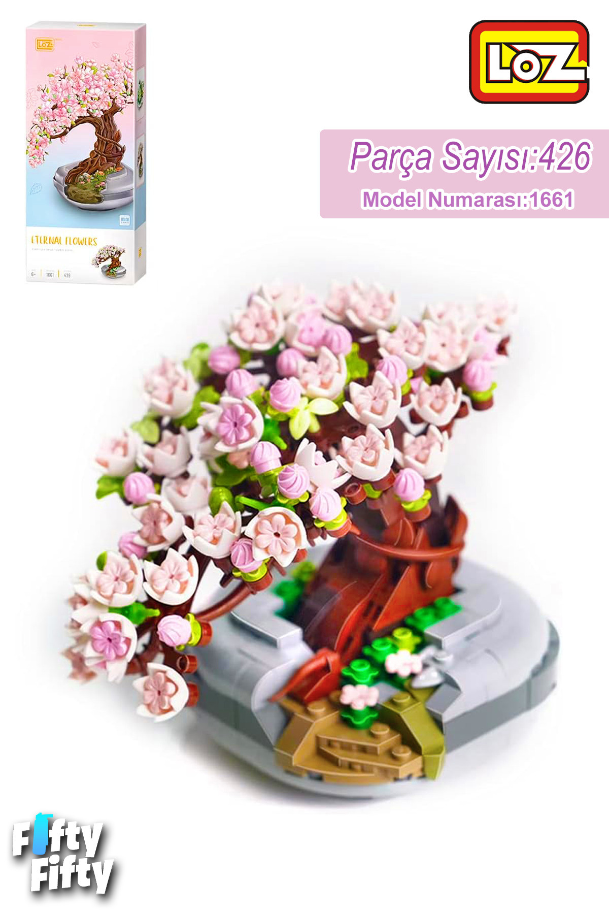 لگو و اسباب بازی های ساخت محور دسته گل تزیینی کلکسیونی لوز مدل 426 تکه FFLZ 1661 از ترکیه Vagonlife