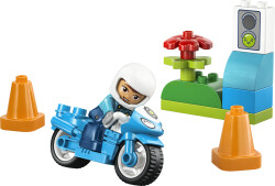 مجموعه بازی ساختنی موتورسیکلت پلیس آبی لگو LEGO، سری دوپلو DUPLO، مدل 10471، ۱۱ قطعه، مناسب ۲ سال به بالا
