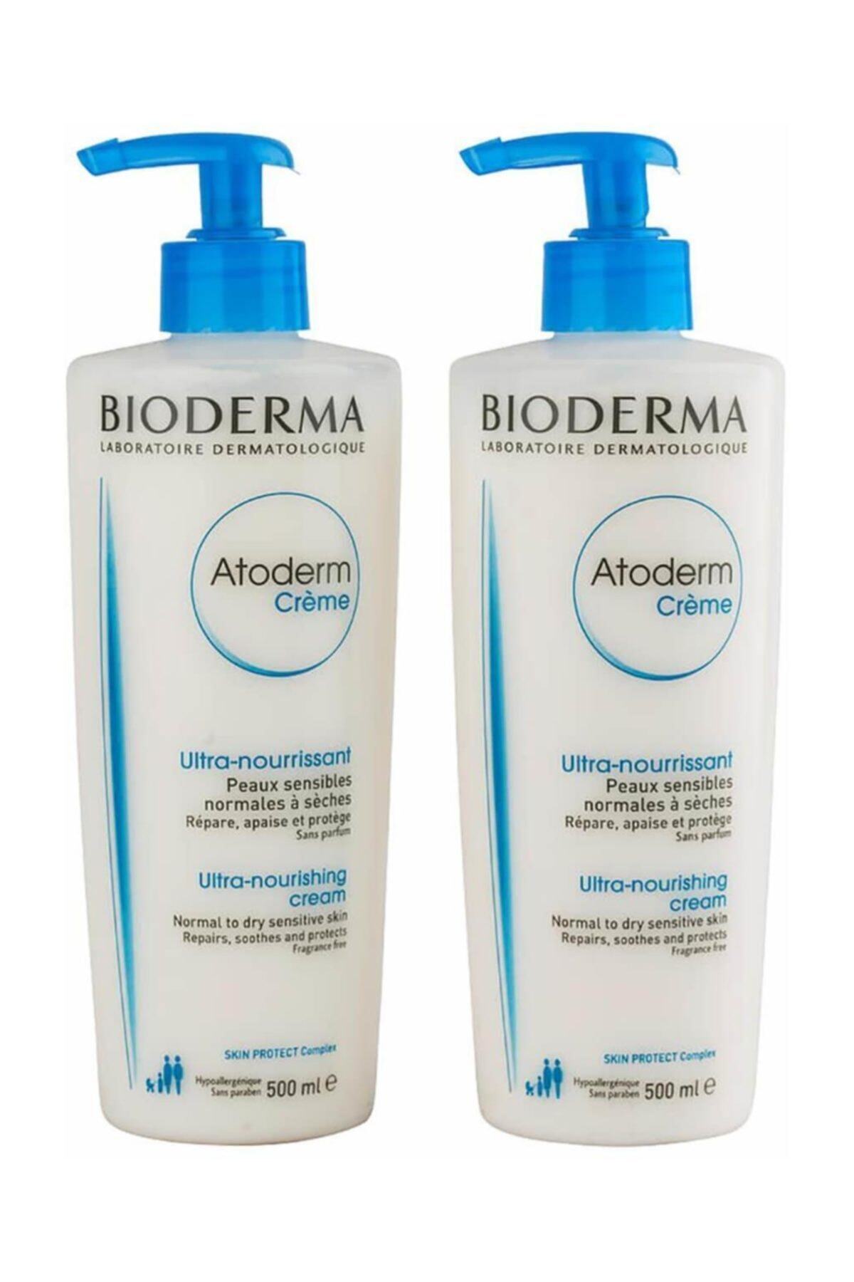 Bioderma کرم مرطوب‌کننده پوست بسیار خشک آتودرم 500 میلی لیتر 1 منطقه 1 هدیه