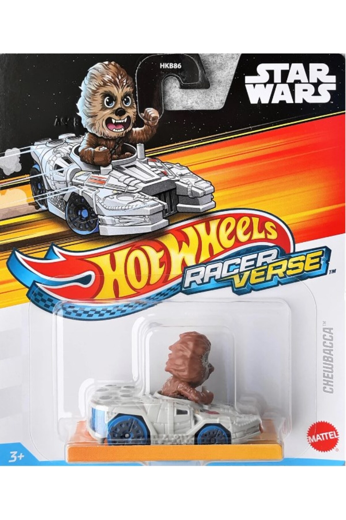 ماشین اسباب بازی CHEWBACCA STAR WARS RACER VERSE HKC01 HOT WHEELS