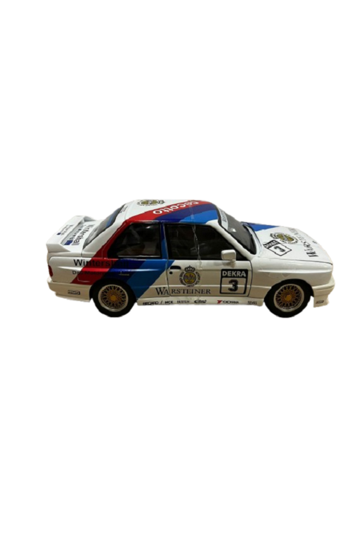مدل خودرو HOBBIEZ WORLD 1:24 BMW M3 E30 DTM WARSTEINER DIE CAST METAL CAR اورجینال Göçmen