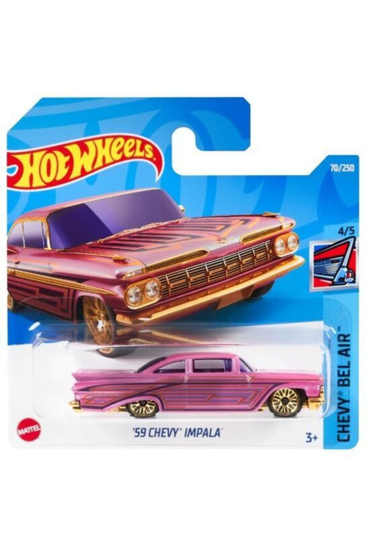 ماشین اسباب بازی 5785 تک 59 CHEVY IMPALA HCV08 HOT WHEELS