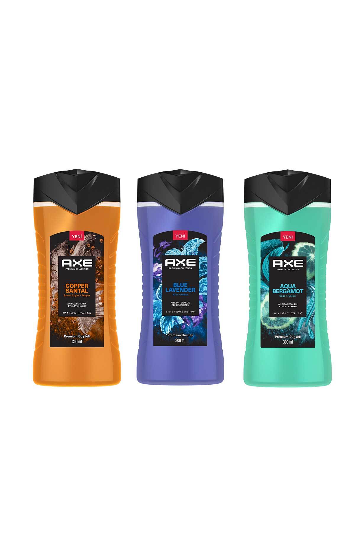 ژل دوش مجموعه پریمیوم با رایحه چوبی و گل 300 میلی لیتر اکس Axe