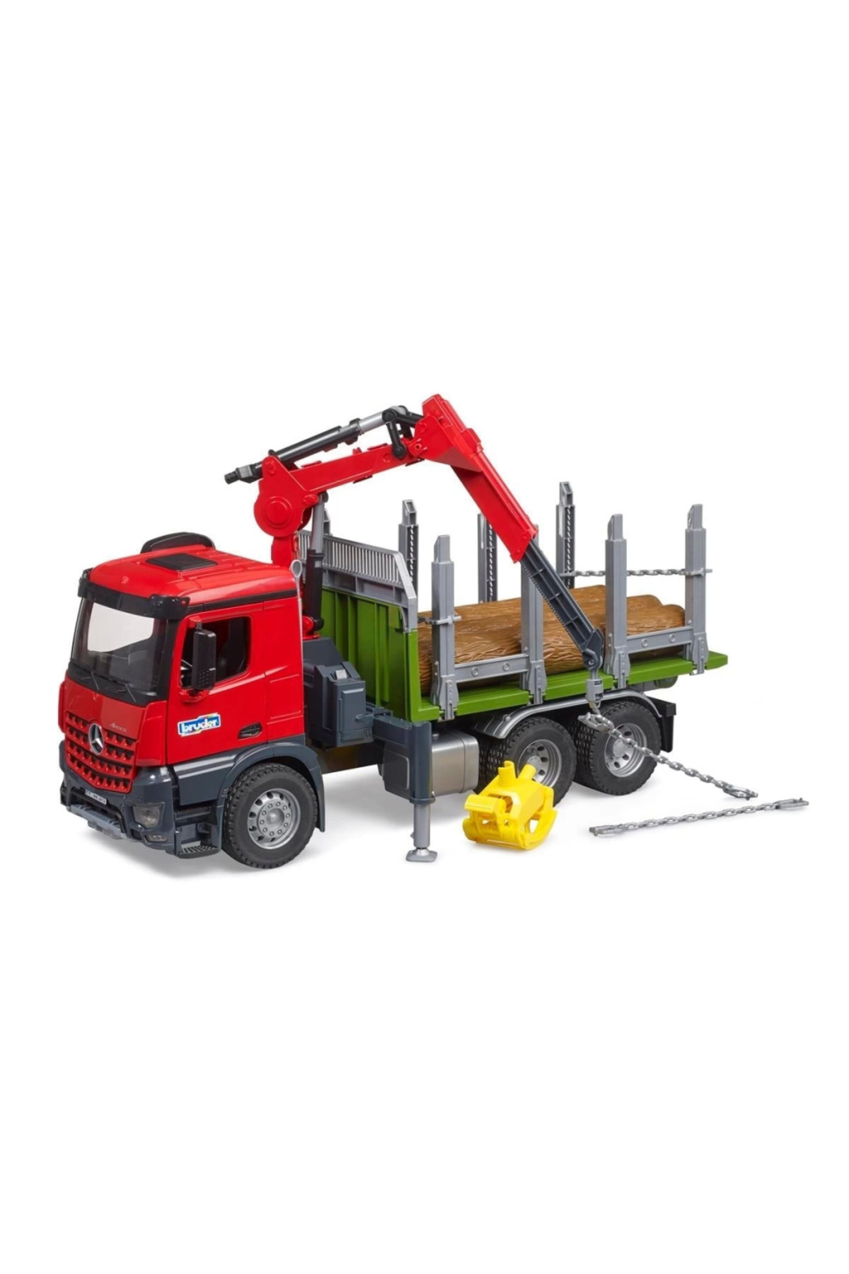 مدل خودرو BRUDER MB AROCS LOG TRANSPORTER TRUCK BR03669 اورجینال berenelektronik