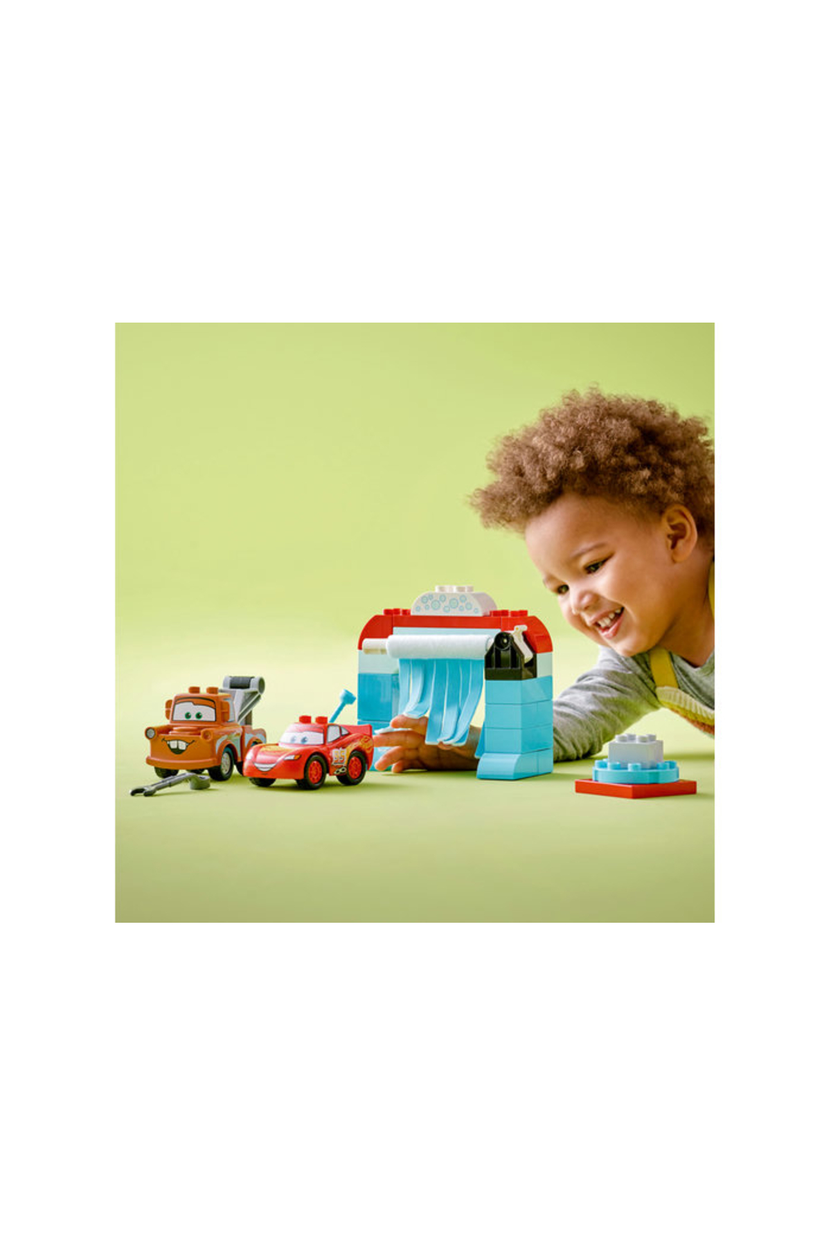 لگو و اسباب بازی های ساخت محور ® DUPLO® | DISNEY PIXAR CARS LIGHTNING MCQUEEN AND MATER'S CAR WASH FUN 10996 29 PIECES از ترکیه LEGO