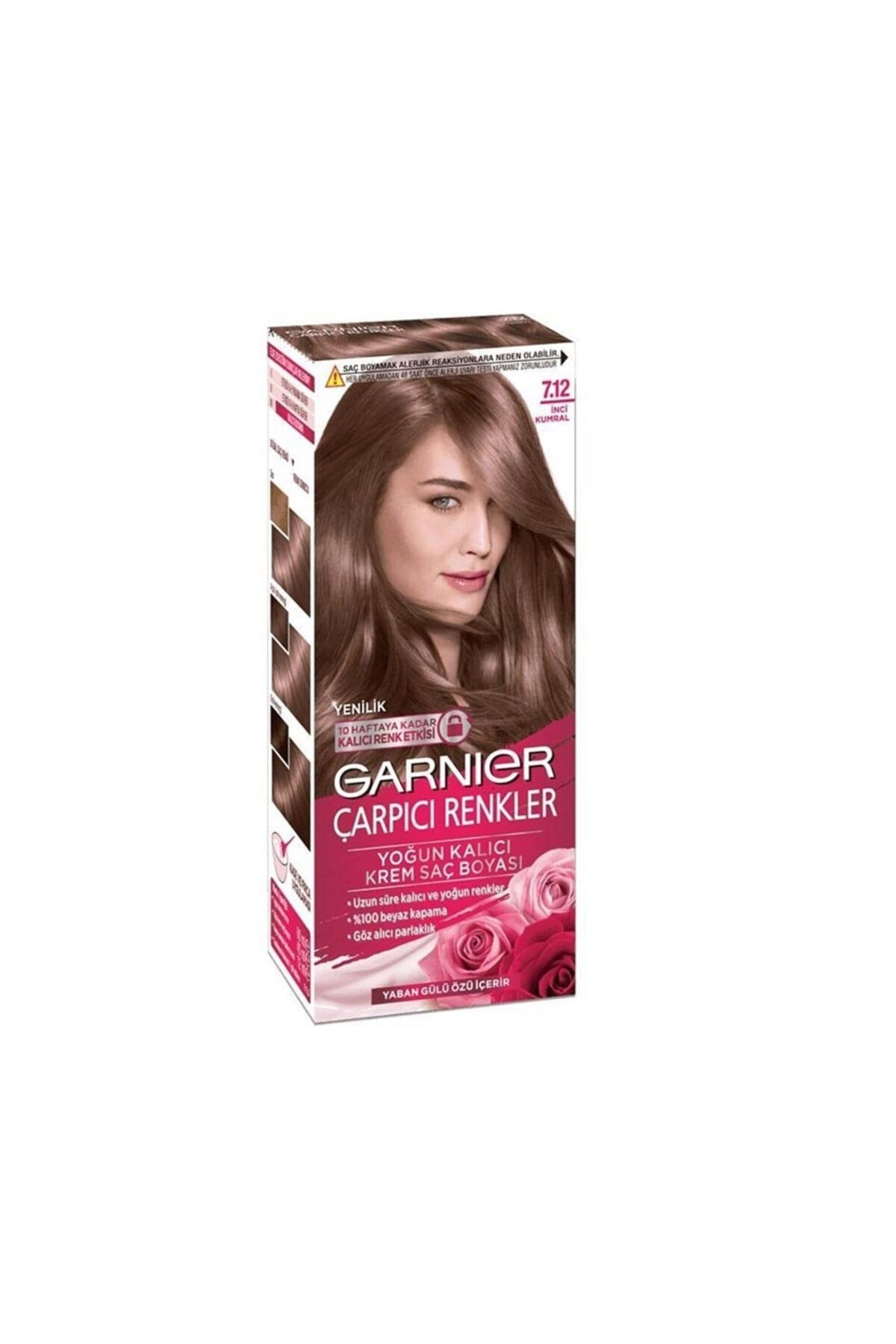 رنگ مو مردانه و زنانه رنگهای چشمگیر مروارید KUMRAL 7.12 36005424032221 Garnier
