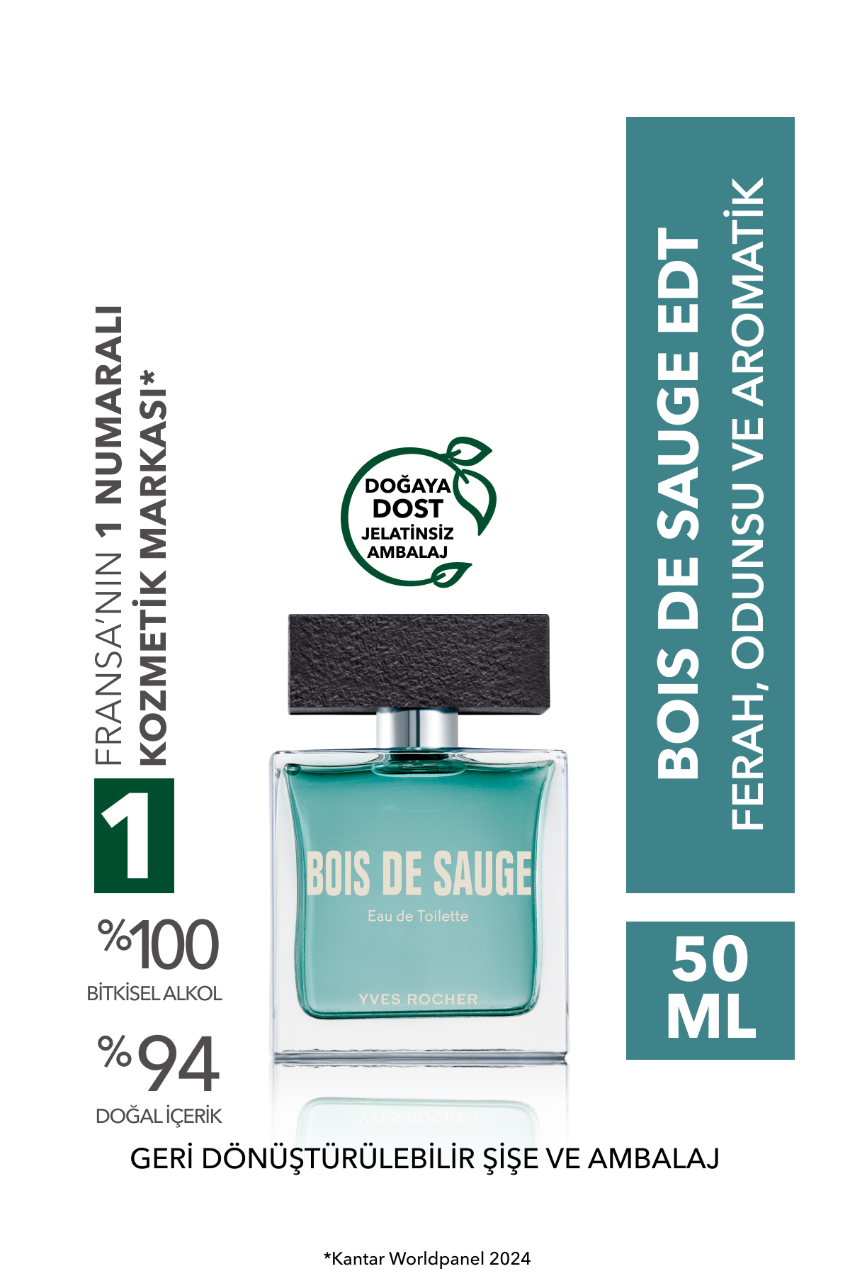 عطر مردانه BOIS DE SAUGE ادوتویلت 50 ML 8195 Yves Rocher