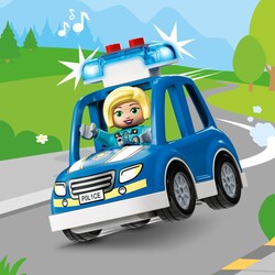 مجموعه ساختنی لگو LEGO دوپلو DUPLO مرکز پلیس و هلیکوپتر مدل 10959، ۴۰ قطعه