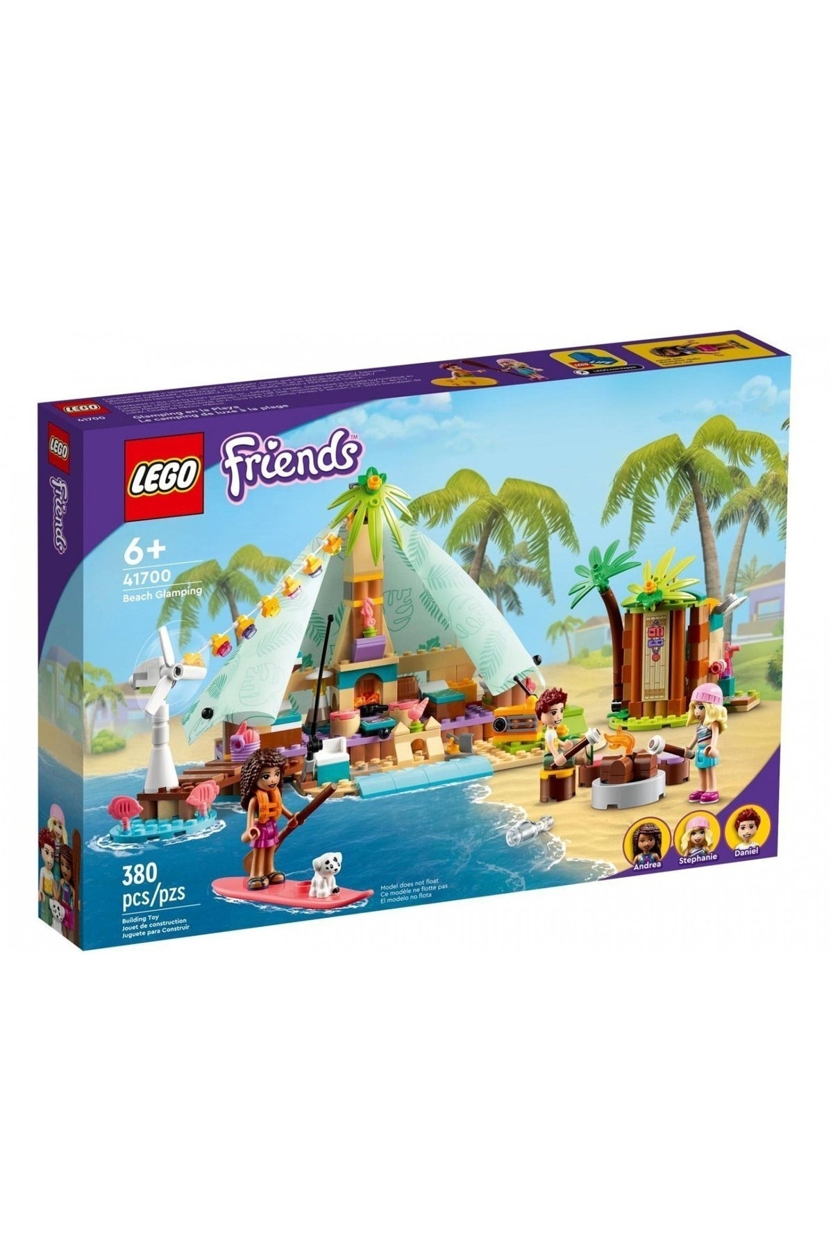 LEGO لگو چادر ساحلی لوکس 41700 لگو دوستان 380 عدد +6 سال