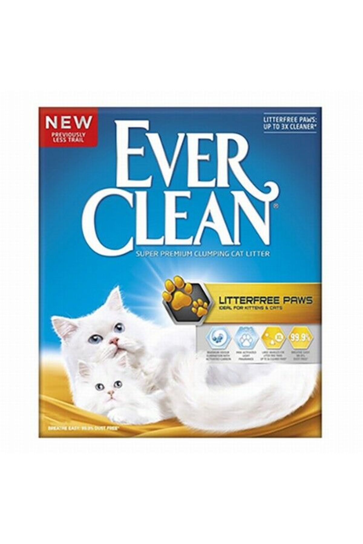 خاک گربه گلوله‌شونده Litterfree Paws اورکلین Ever Clean، ۲ بسته ۱۰ لیتری