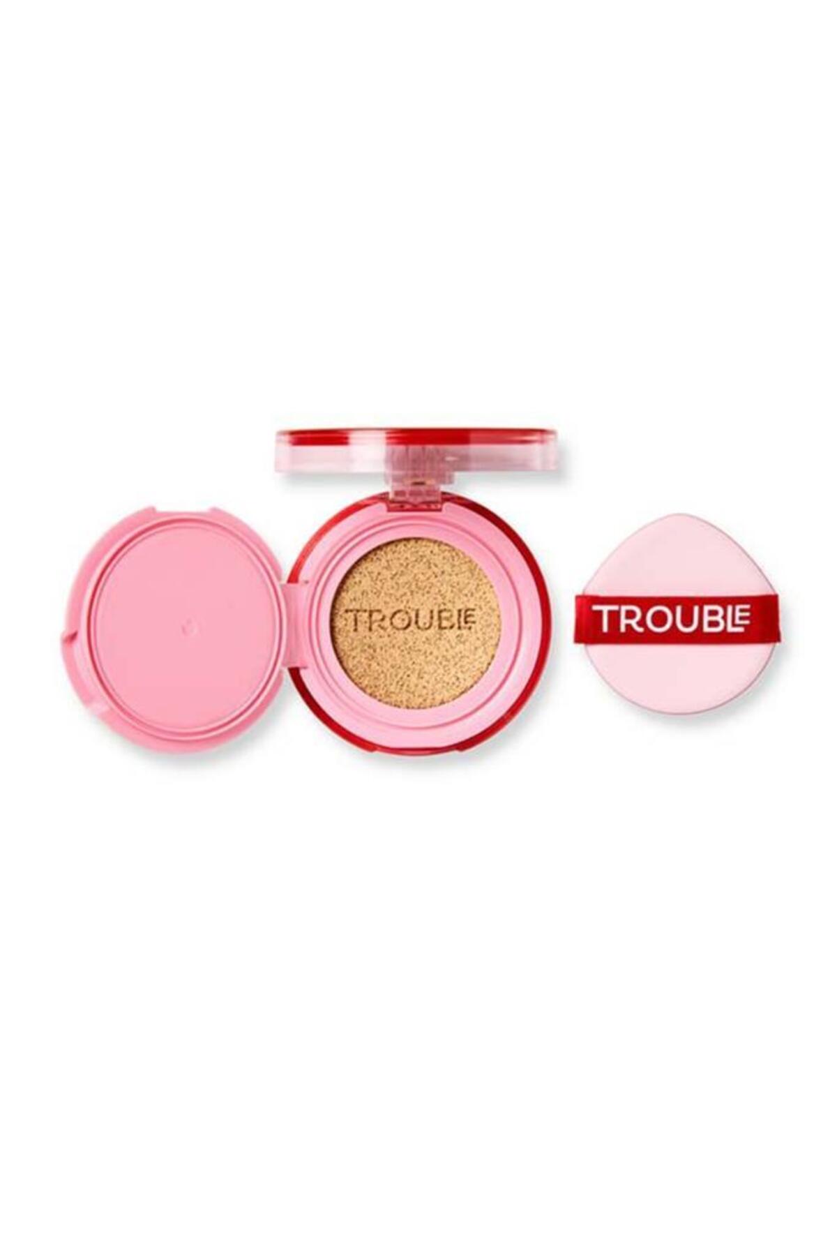 کرم‌پودر مایع تروبل‌میکر Troublemaker Button Cushion Moon صورتی