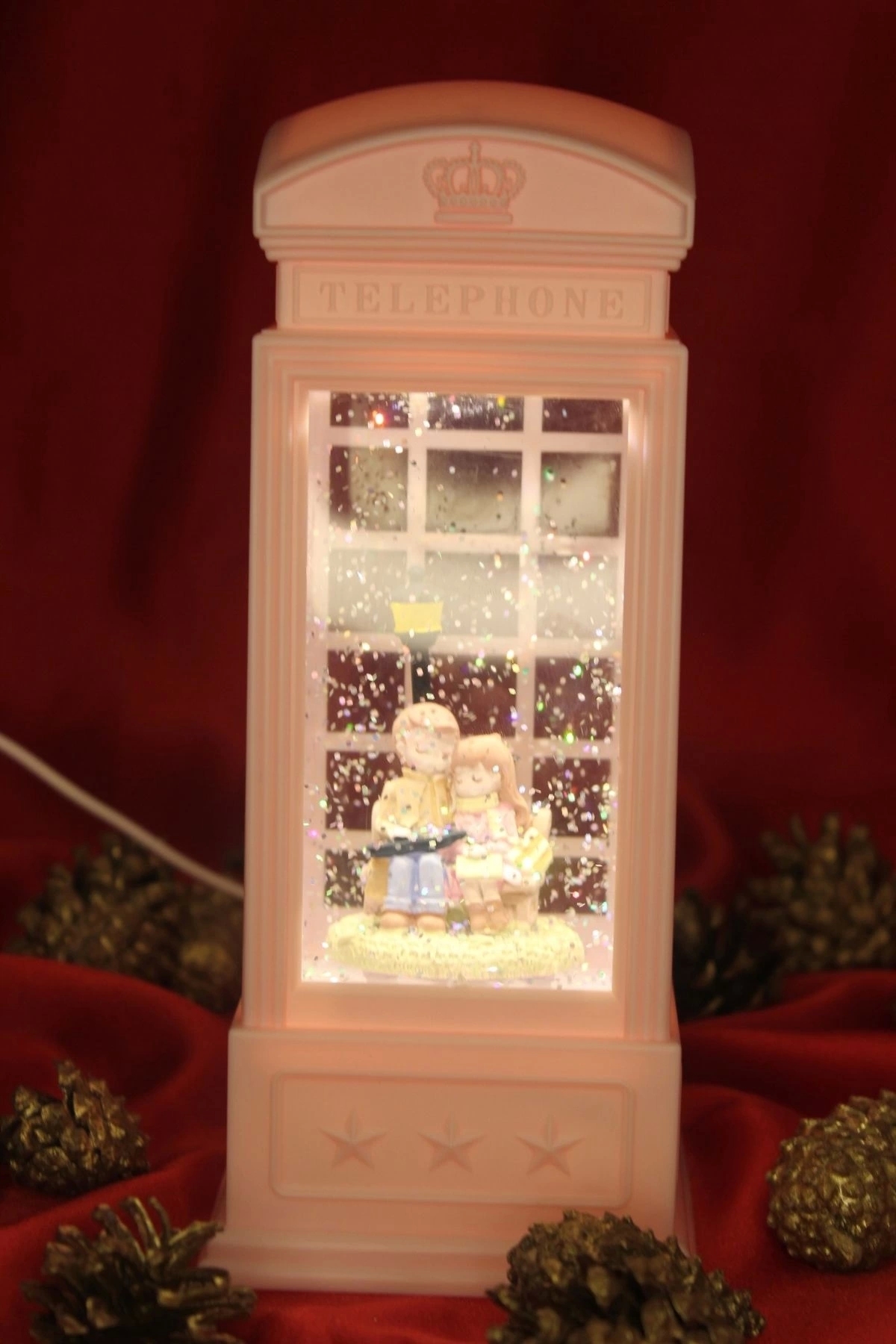 گوی برفی SNOW GLOBE با چراغ های LED و موسیقی از ترکیه RaHan