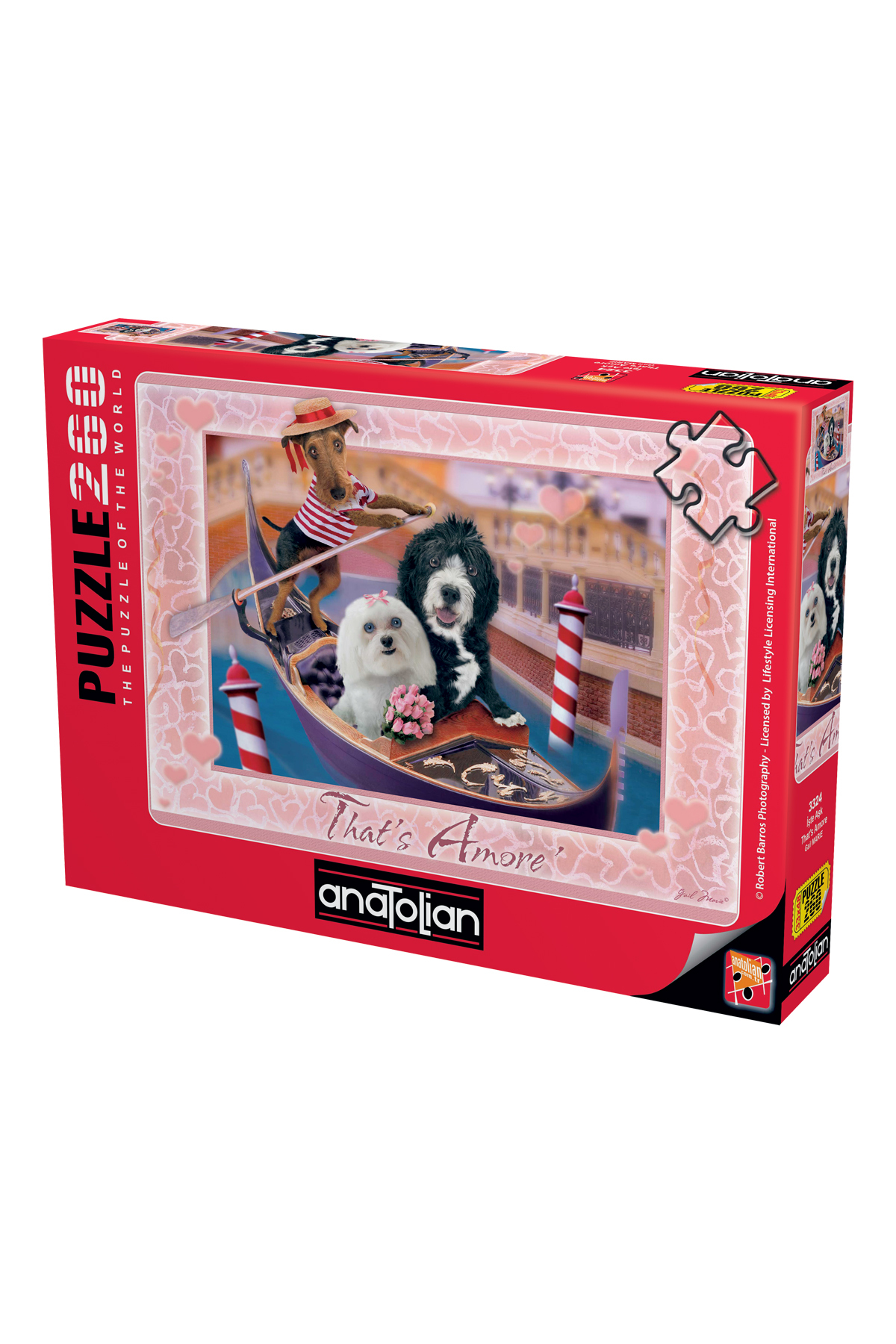 پازل اره منبت کاری مویی 260 XL PIECE HERE'S LOVE 3324 از ترکیه Anatolian Puzzle