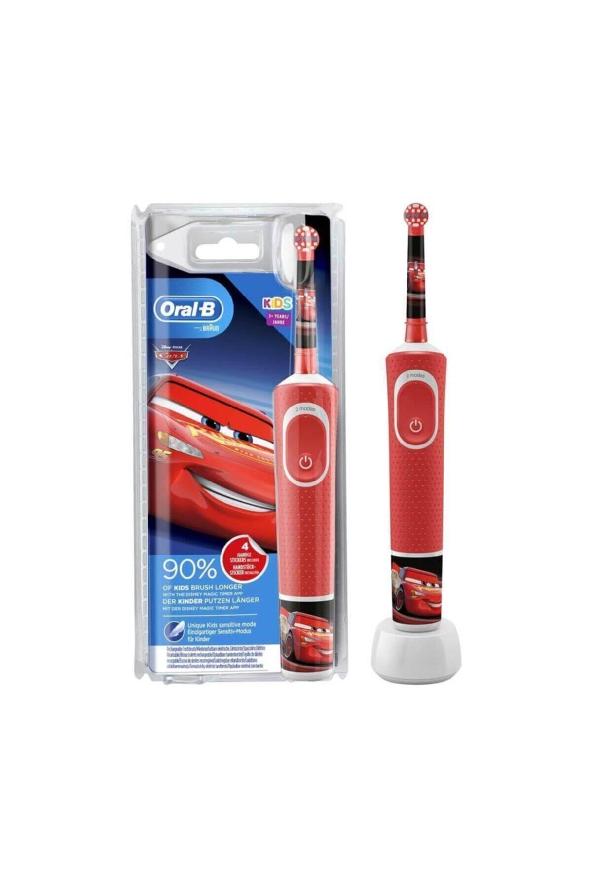 مسواک شارژی BOZE CARS برای کودکان 3 سال به بالا اورجینال Oral-B