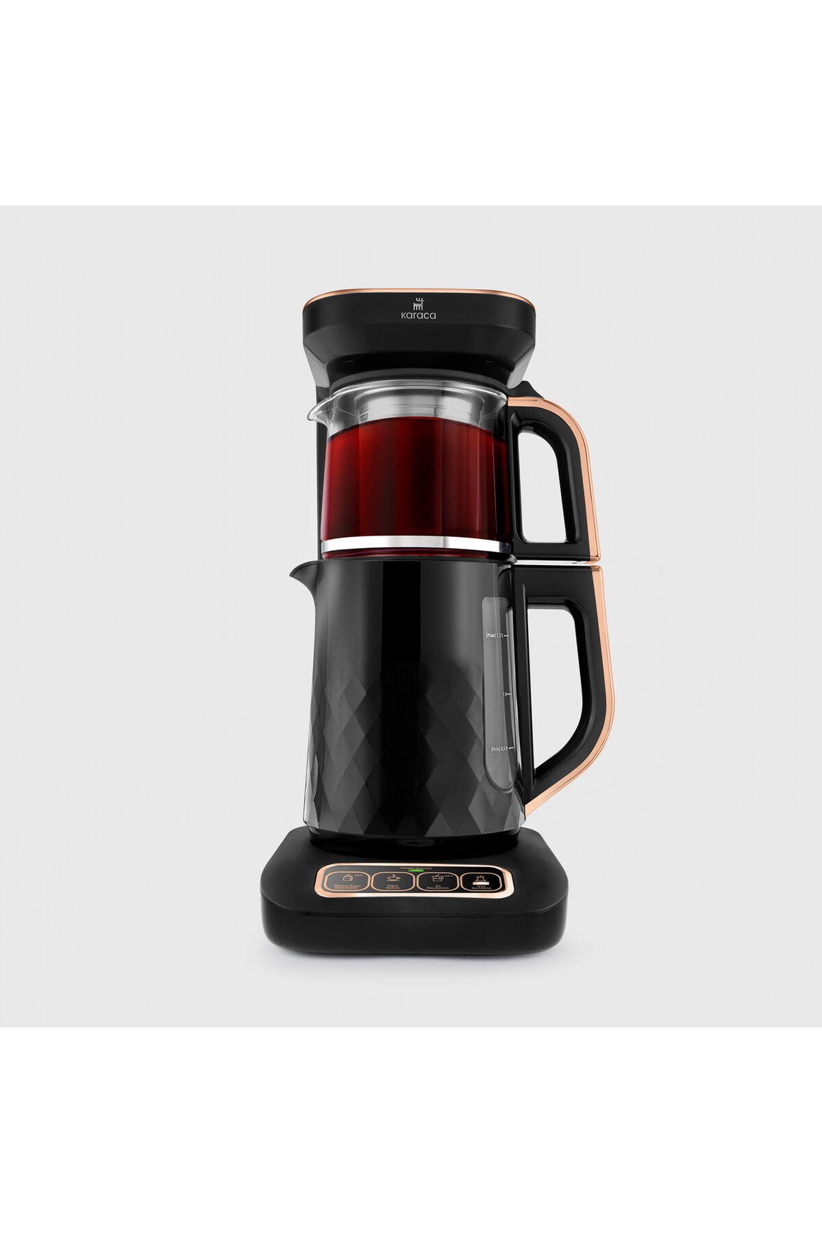 چای ساز دستگاه دم کردن و فیلتر قهوه ROBOTEA PRO PREMIUM 4 IN 1 TALKING اورجینال Karaca