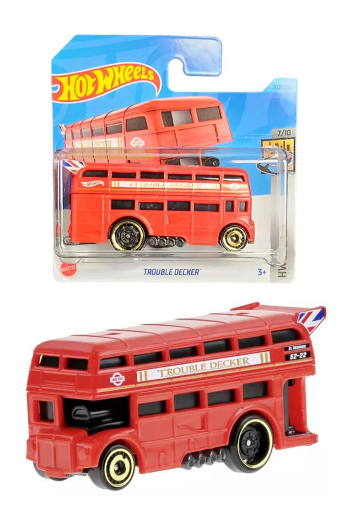 ماشین اسباب بازی DECKER TROUBLE 1 64 سری 2023 هات ویلز اورجینال HOT WHEELS