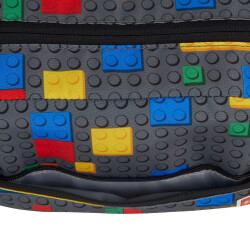 کیف نظم‌دهنده چندمنظوره و جامدادی لگو LEGO Iconic مدل 20372-2607، طرح قطعه ساخت رنگی، حجم ۲.۴ لیتر