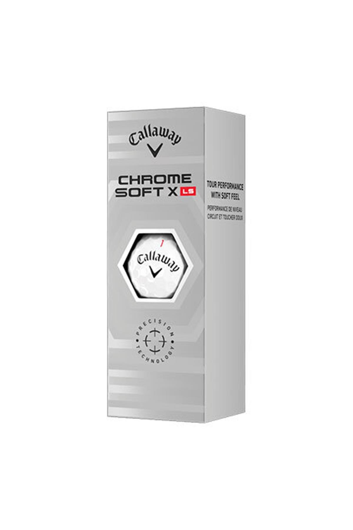 توپ گلف کالاوِی Callaway Chrome Soft X LS بسته ۳ عددی