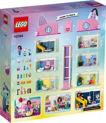 مجموعه ساختنی خانه عروسکی گبی لگو LEGO سری Gabby’s Dollhouse مدل 10788، ۴۹۸ قطعه، ۴+ سال