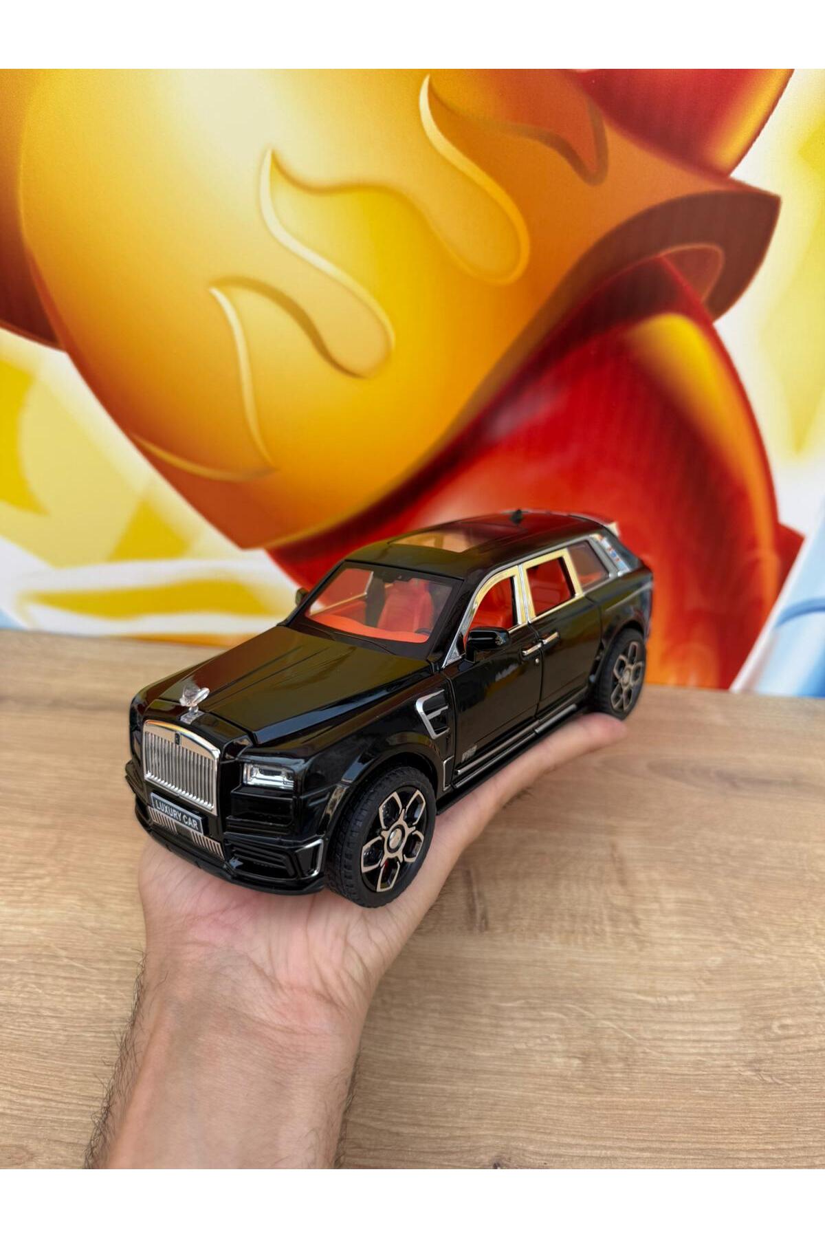 مدل خودرو ROLLS ROYCE PHARMNE TRIM DIE CAST SUV با صدا و کاپوت درب نوری باز می شود اورجینال scntoys