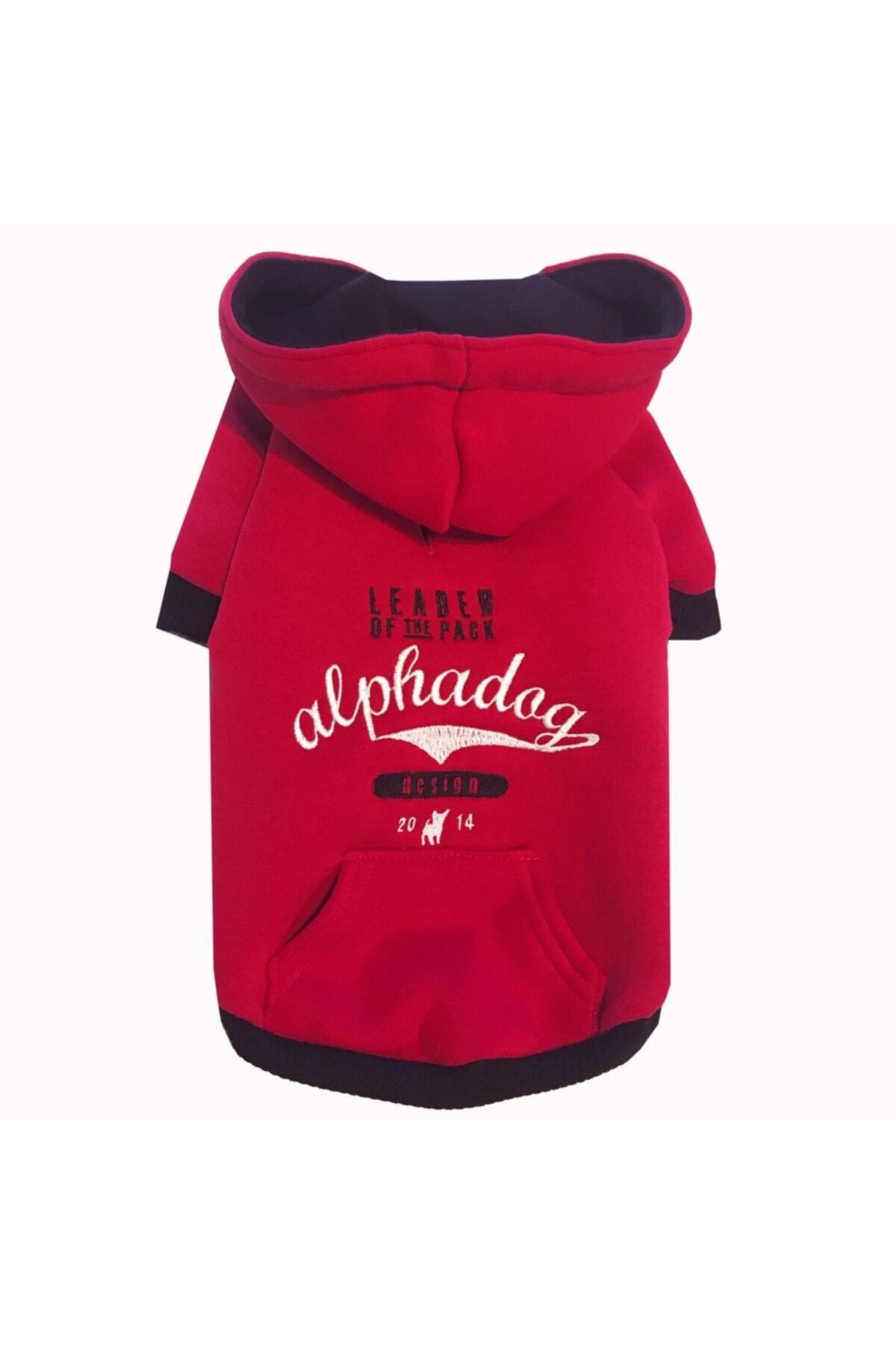 سویشرت لباس سگ آلفادگ دیزاین AlphaDog Design مدل Leader قرمز
