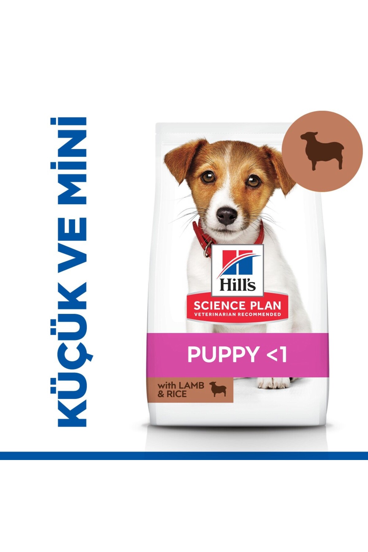 غذای خشک توله‌سگ نژاد کوچک و مینی هیلز Hill's Puppy Small & Mini با طعم بره، ۱+۵۰۰ گرم هدیه‌دار