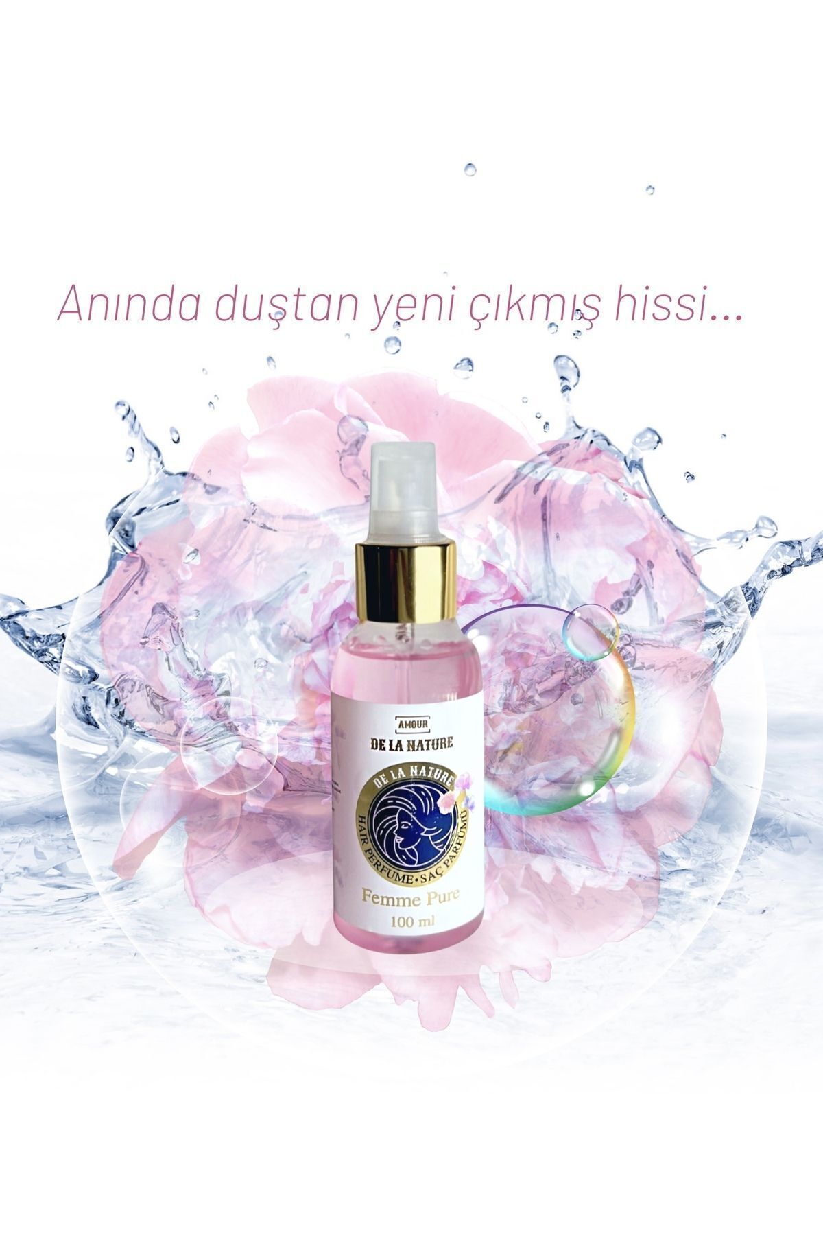 AMOUR DE LA NATURE عطر مو زنانه Femme Pure با حجم 100 میلی لیتر