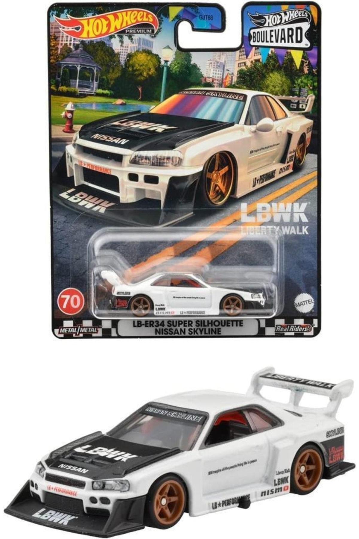 ماشین اسباب بازی وسایل نقلیه پریمیوم بلوار GJT68 HKF21 LB ER34 SPOY SKYAN SKYLINE هات ویلز اورجینال HOT WHEELS