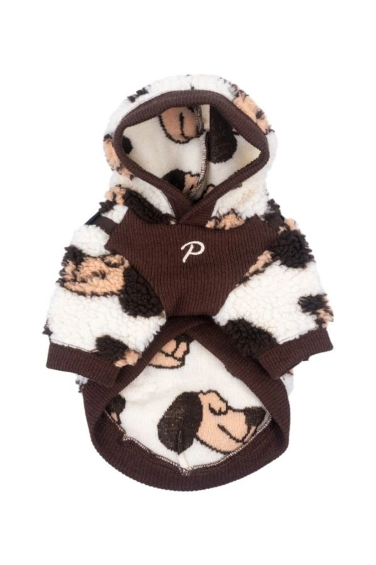 هودی پلار سگ پوپیا Puppia Max Hoodie، قهوه‌ای، مدل PAZD-TH2255