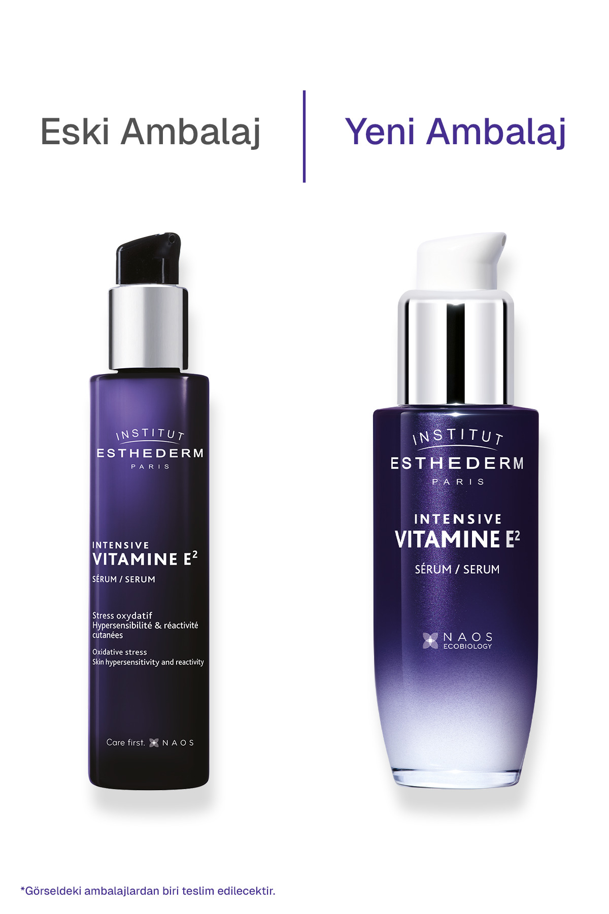 INSTITUT ESTHEDERM جوانسازی پوست حساس با سرم ضد قرمزی ویتامین E2 غلظت بالا 30 میلی لیتر