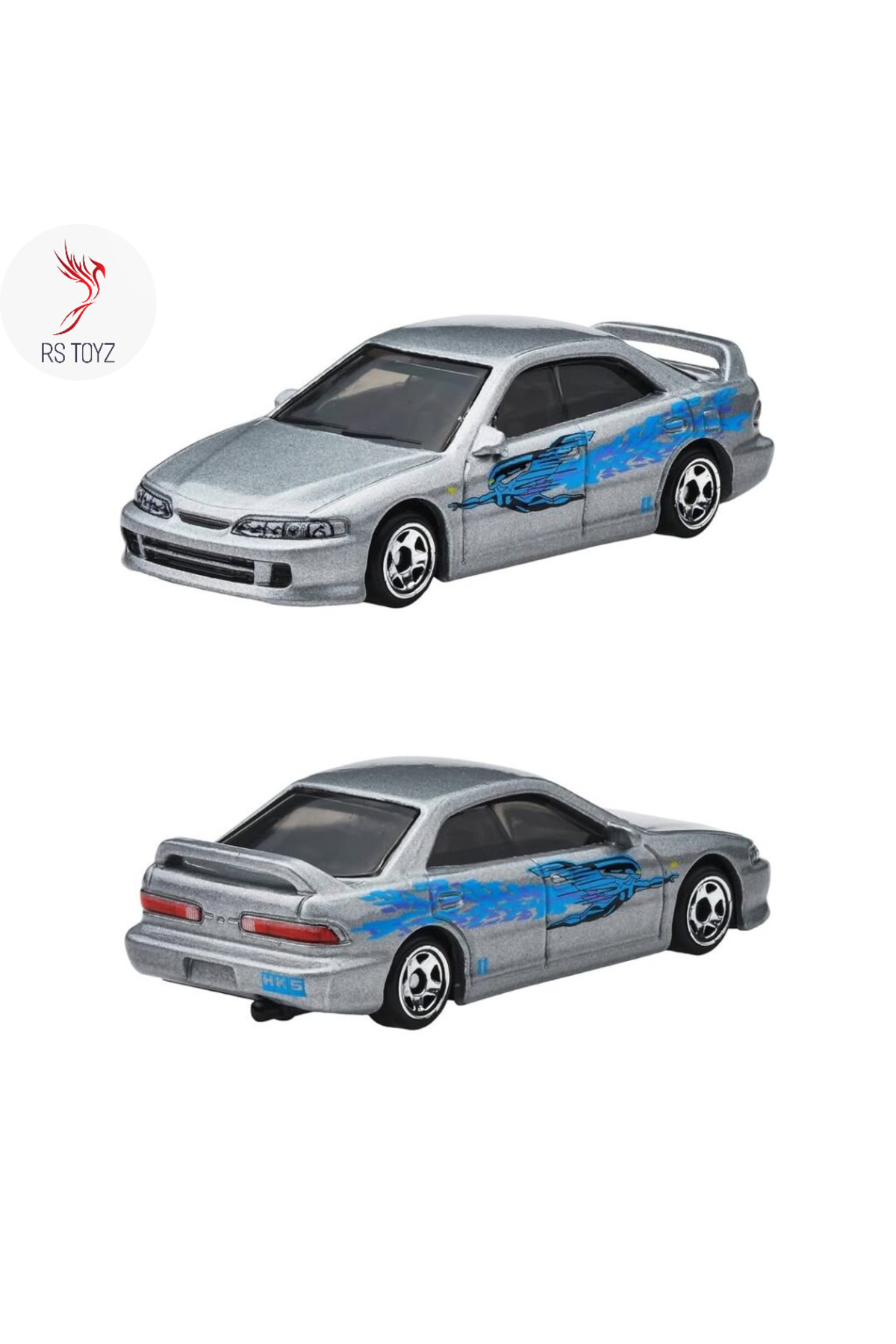 ماشین اسباب بازی FAST & FURIOUS 25TH ANNIVERSARY GRAPHIC REMIX CUSTOM INTEGRA SEDAN GSR از ترکیه HOT WHEELS