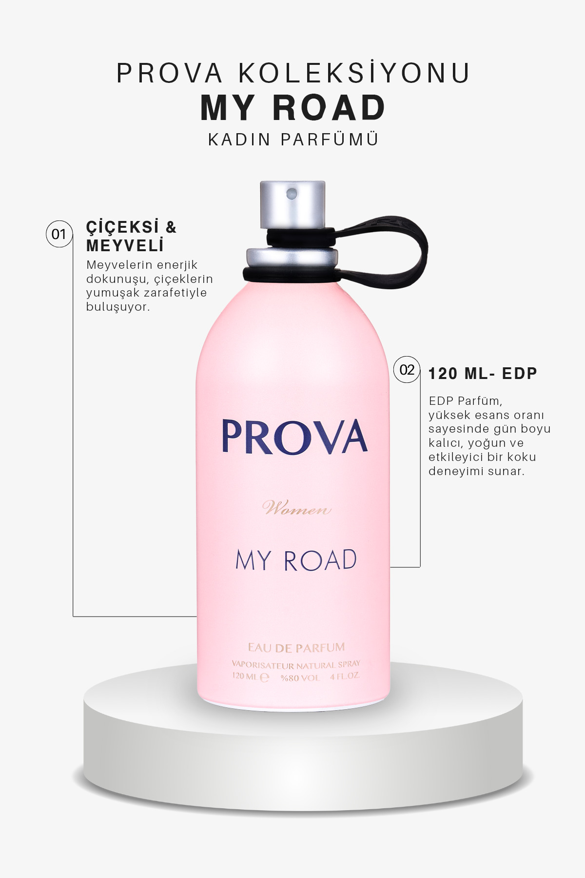 Prova عطر زنانه مای رود ادپ میوه ای گلدار 120 میلی لیتر