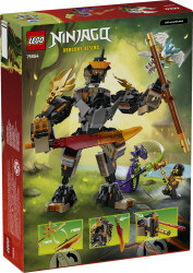 مجموعه ساختنی لگو LEGO نینجاگو NINJAGO مدل 71854، ربات مأموریت کول و اژدهای زین، ۳۶۴ قطعه