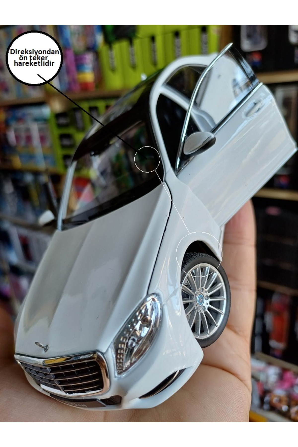 مدل خودرو مرسدس بنز S500 S CLASS 1:24 SCALE METAL MODEL CAR DIECAST COLLECTION 18X8CM از ترکیه OYUNCAKSAHİLİ
