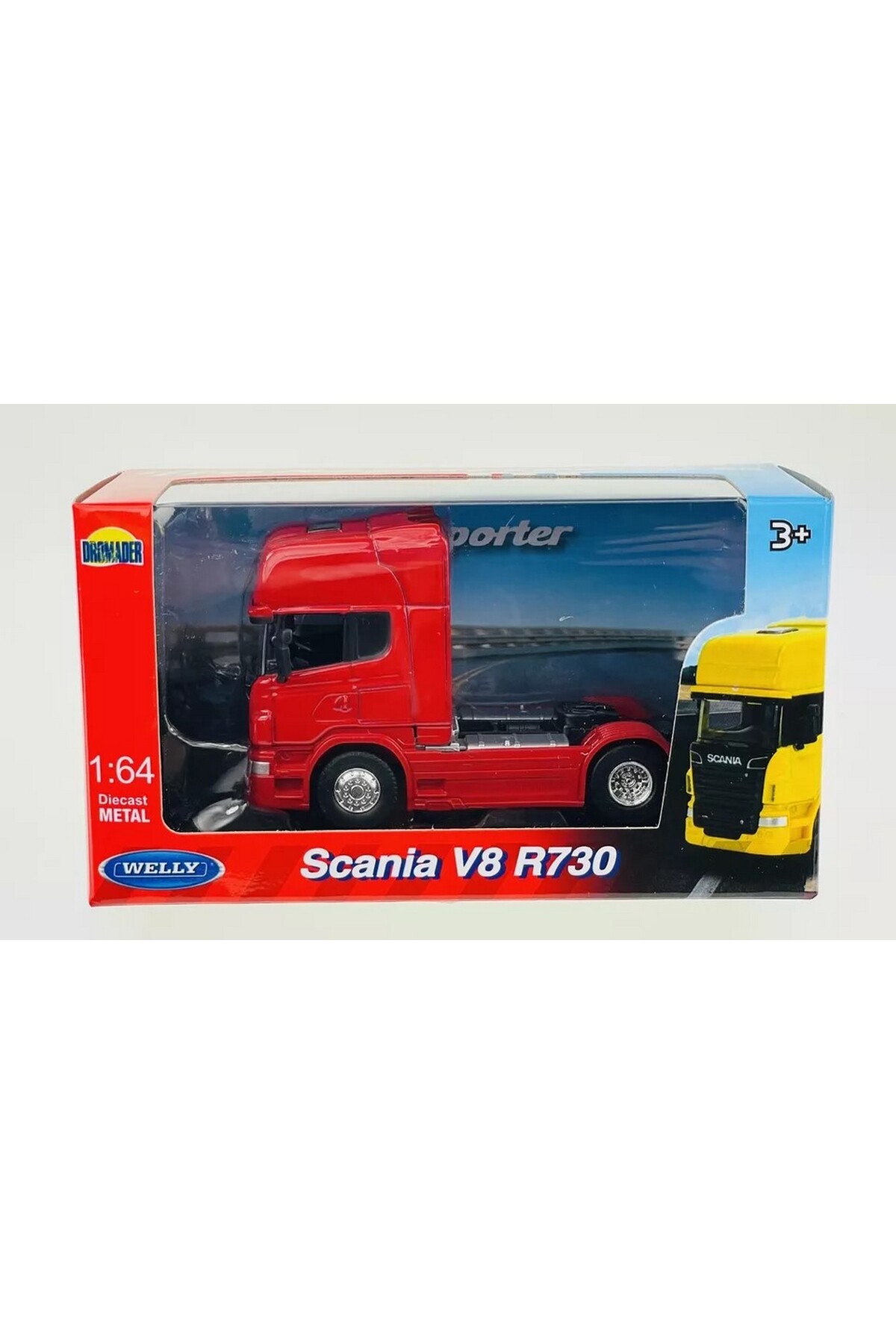 مدل خودرو SCANIA V8 R730 TRUCK 1 64 SCALE WELLY DIECAST METAL MODEL CAR اورجینال WELLY