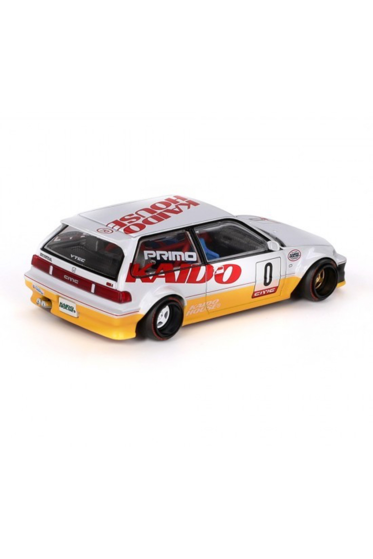 مدل خودرو KAIDO HOUSE MINI GT HONDA CIVIC EF KANJO V1 سفید – ماشین DIECAST SCALE 1:64 اورجینال mini gt