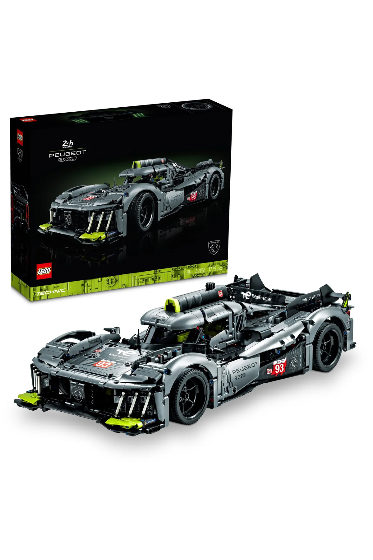لگو و اسباب بازی های ساخت محور ® مجموعه ساختمانی مدل کلکسیونی TECHNICPEUGEOT 9X8 24H LE MANS HYPERCAR 42156 18+ 1775P از ترکیه LEGO