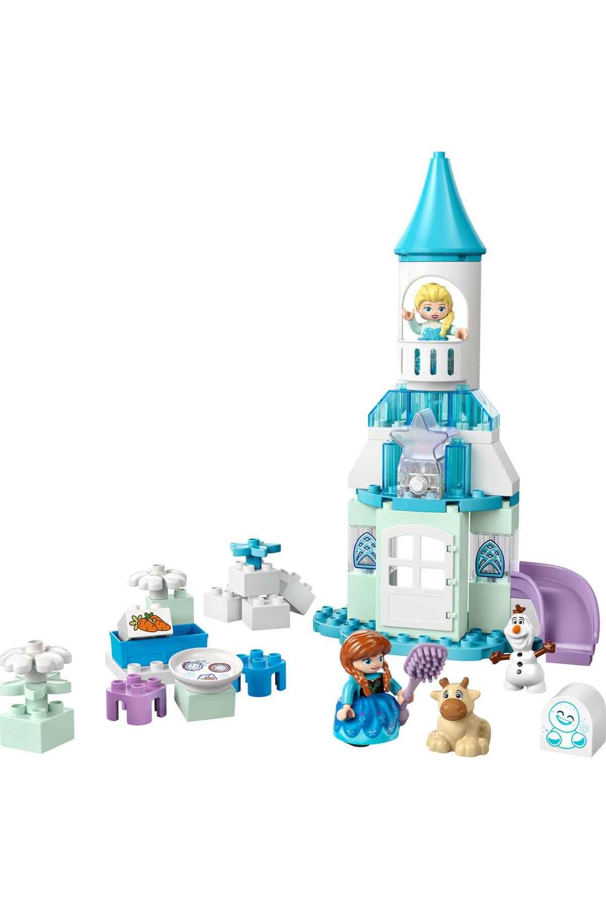 لگو DUPLO DISNEY ANNA ELSA'S LAND OF SNOW CASTLE PARTY 10455 کودکان 2 ساله بالاتر اورجینال LEGO