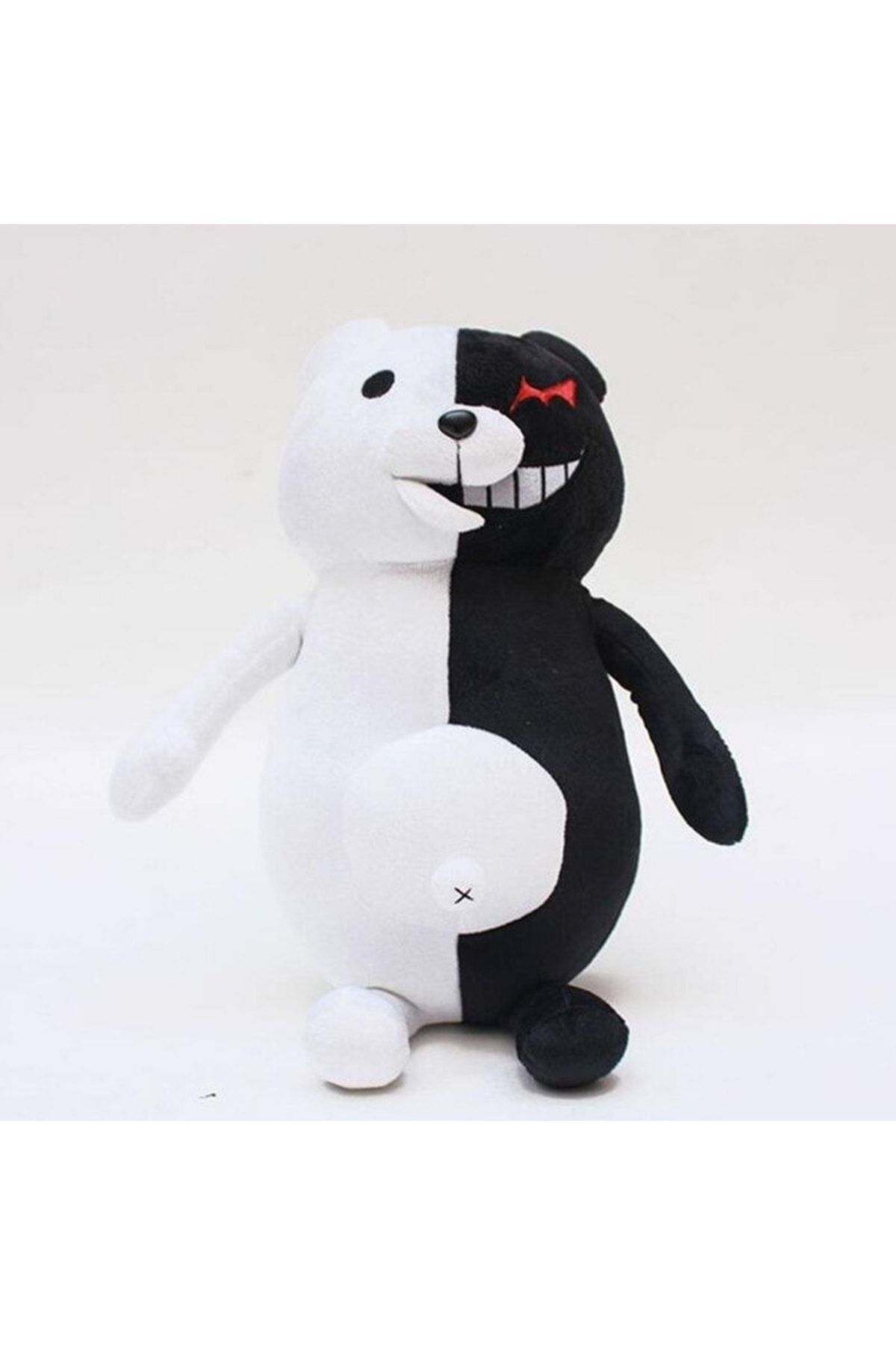 اسباب بازی های پشمی MONOKUMA 25 سانتی متر مخمل دار زیبا Schulzz