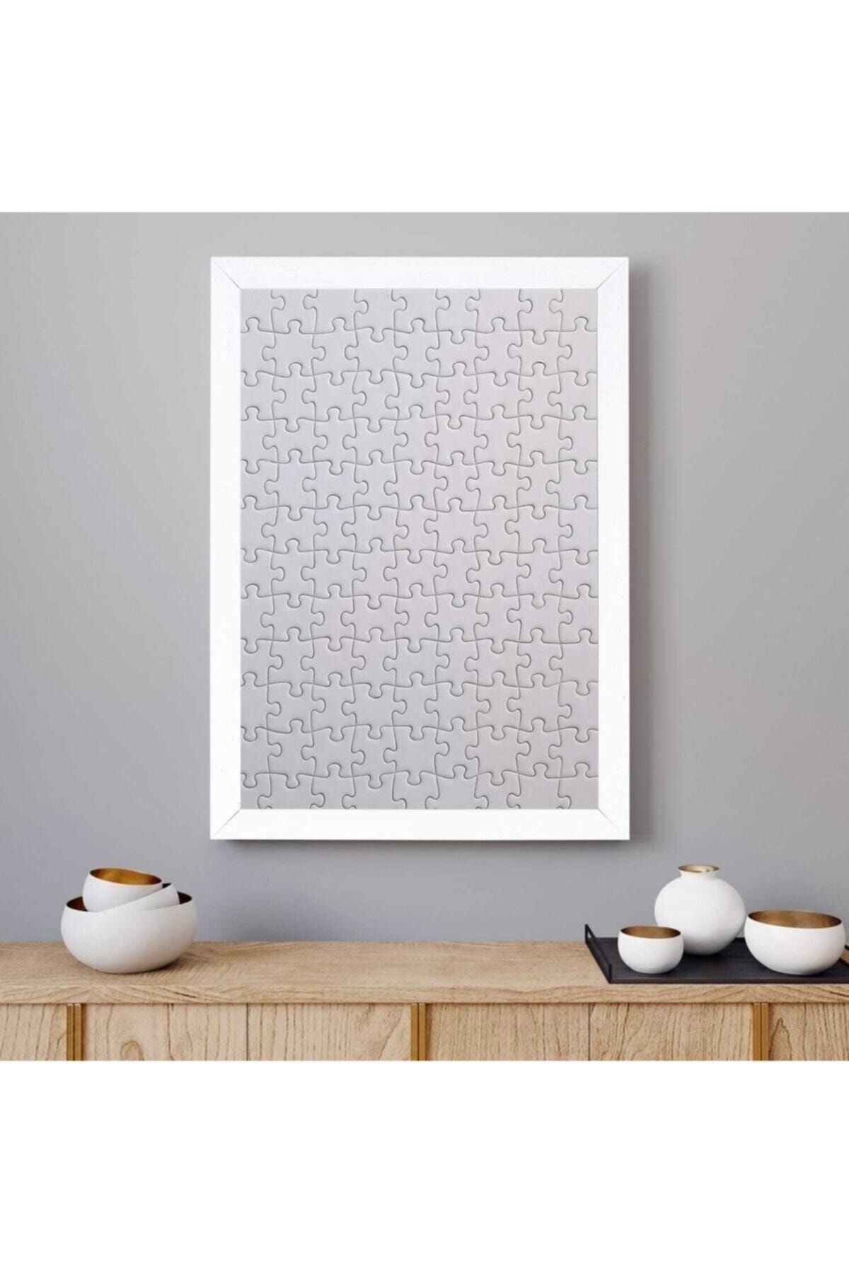 پازل سر و قاب اره منبت کاری مویی برای 2000 قطعه اندازه 96CMX68CM سفید Genel Markalar
