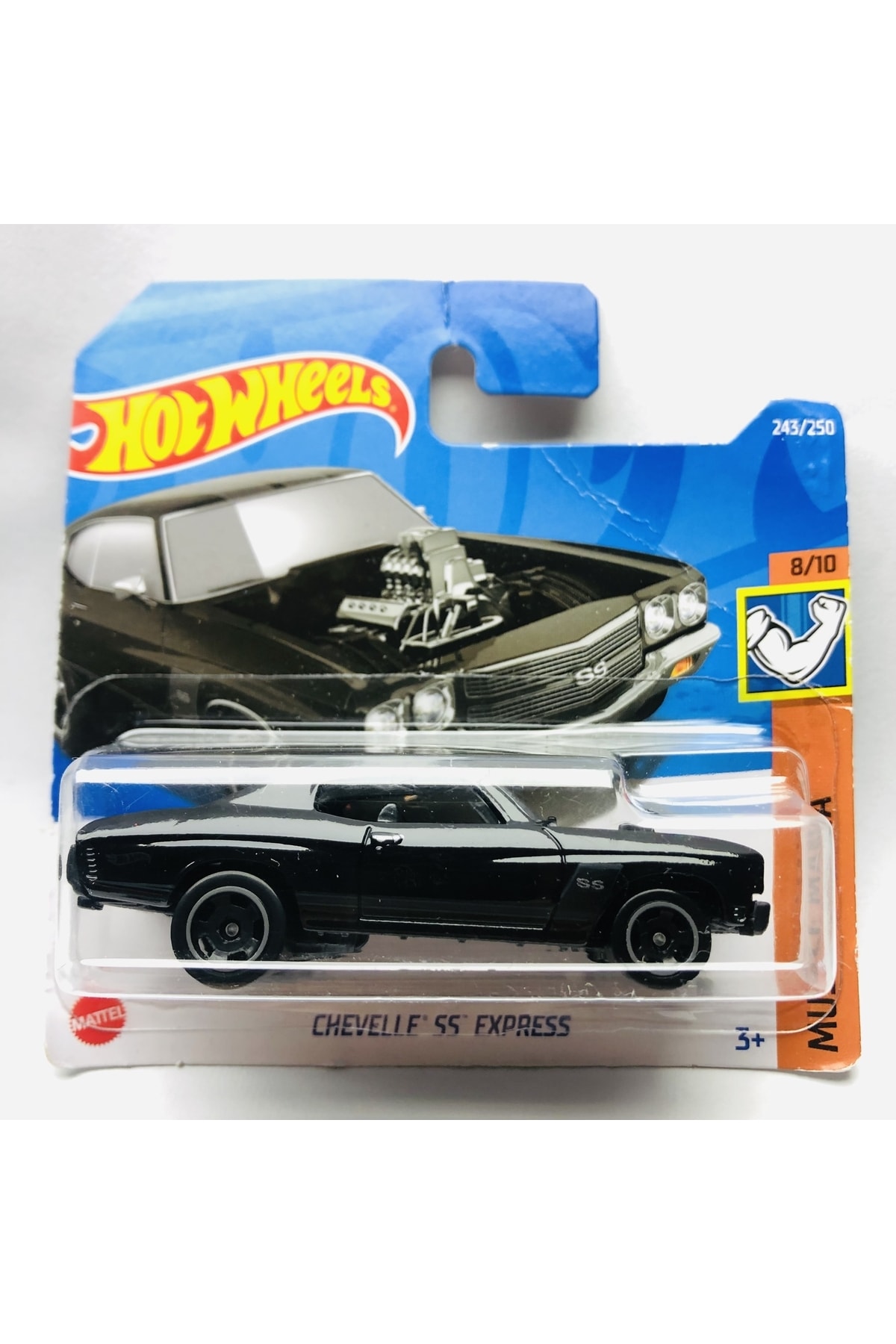 ماشین اسباب بازی جدید NEW CHEVELLE SS EXPRESS MUSCLE MANIA 1:64 SCALE HOTWHEELS BRAND 8 10 هات ویلز اورجینال HOT WHEELS