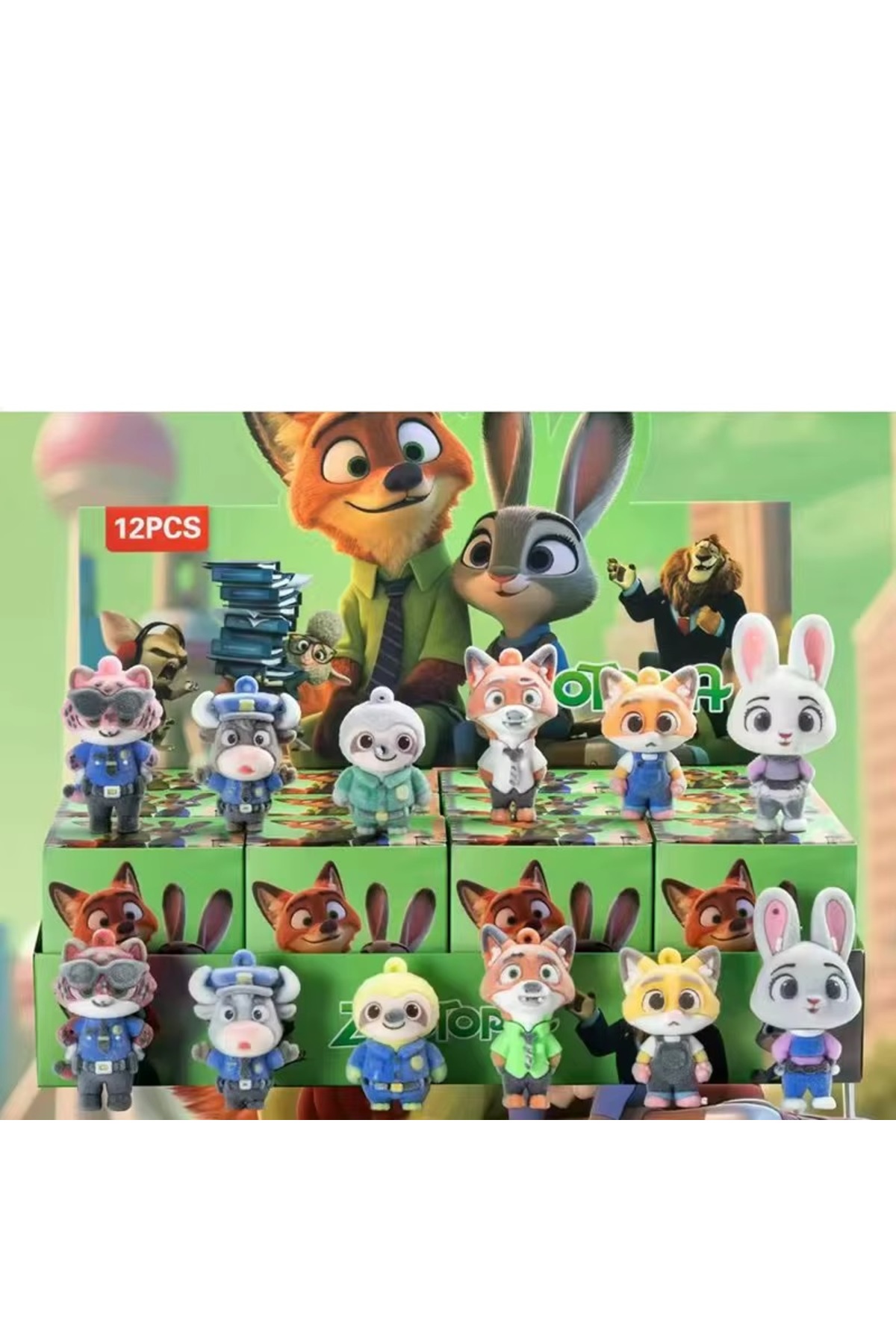 جلیقه کلید جاکلیدی خزدار سبک مینی طرح دار ZOOTOPIA – سری ویژه با کیفیت عالی Miruva