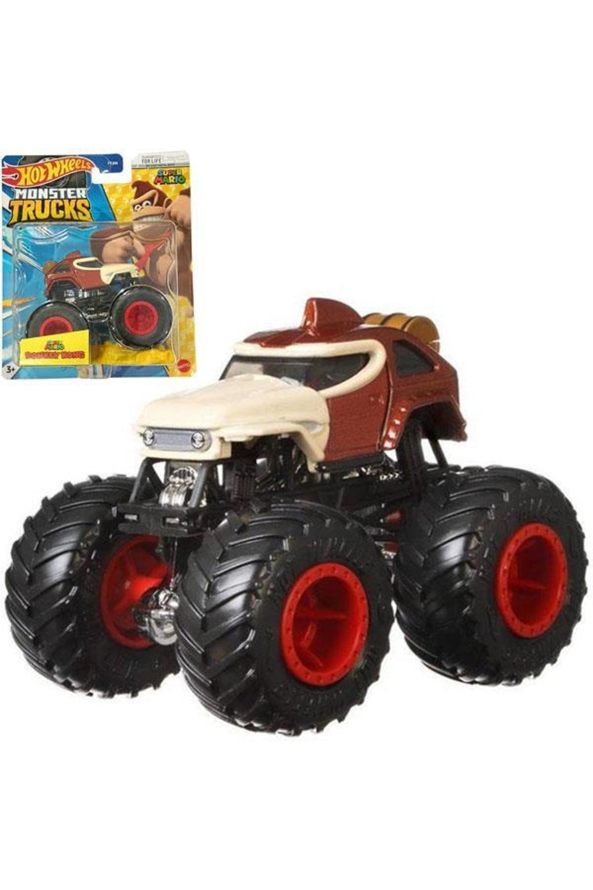 ماشین اسباب بازی FYJ44 MONSTER TRUCKS 1:64 CAR SUPER MARIO DONKEY KONG HNW32 HOT WHEELS