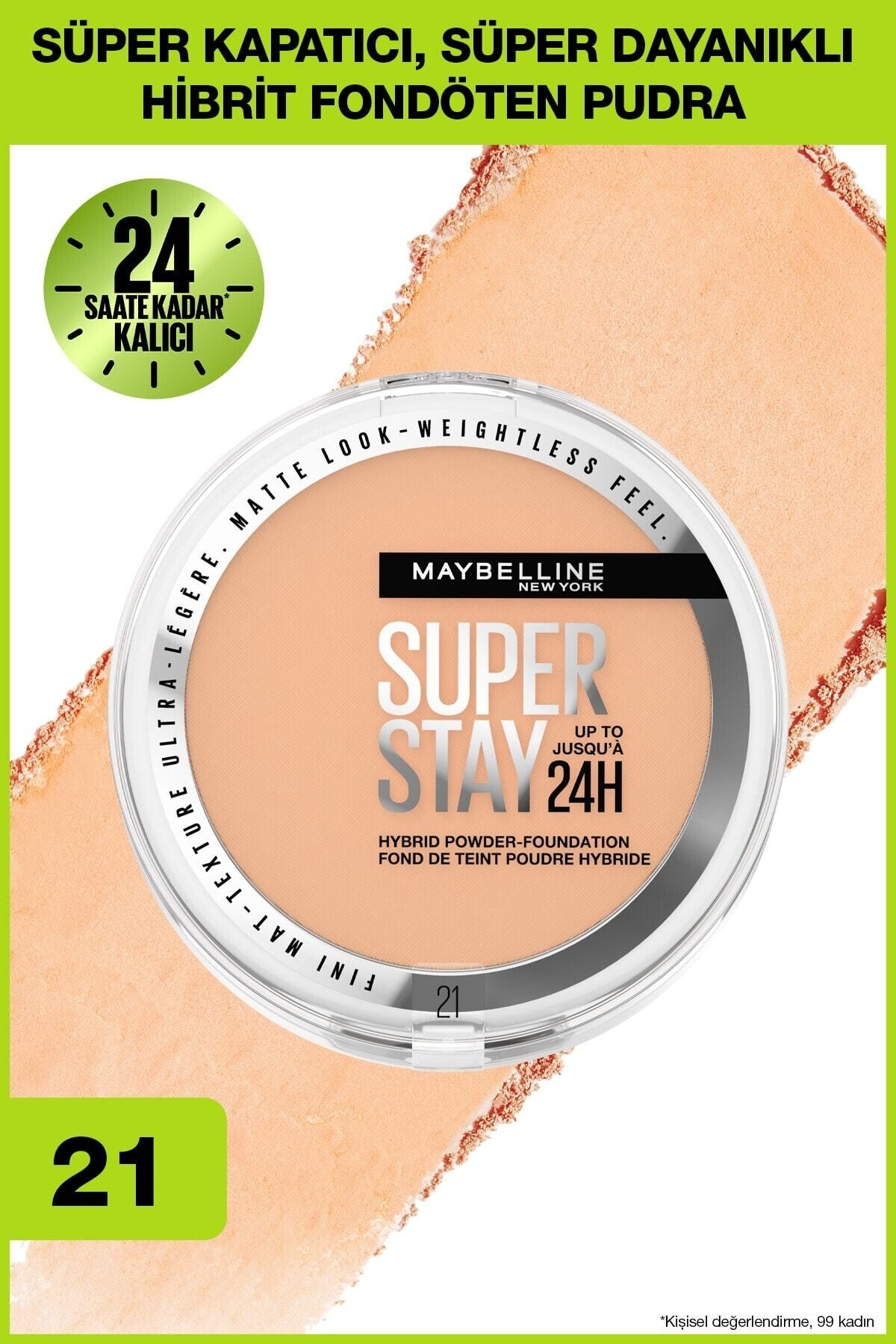 پودر هیبریدی فوق ستاره 21 Maybelline New York